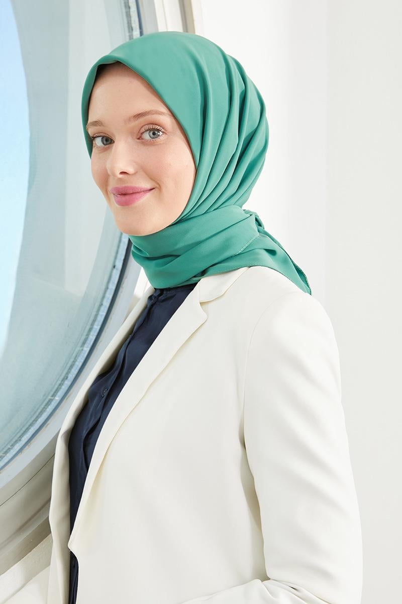 Fivescarf Yeşil Medine İpeği Eşarp