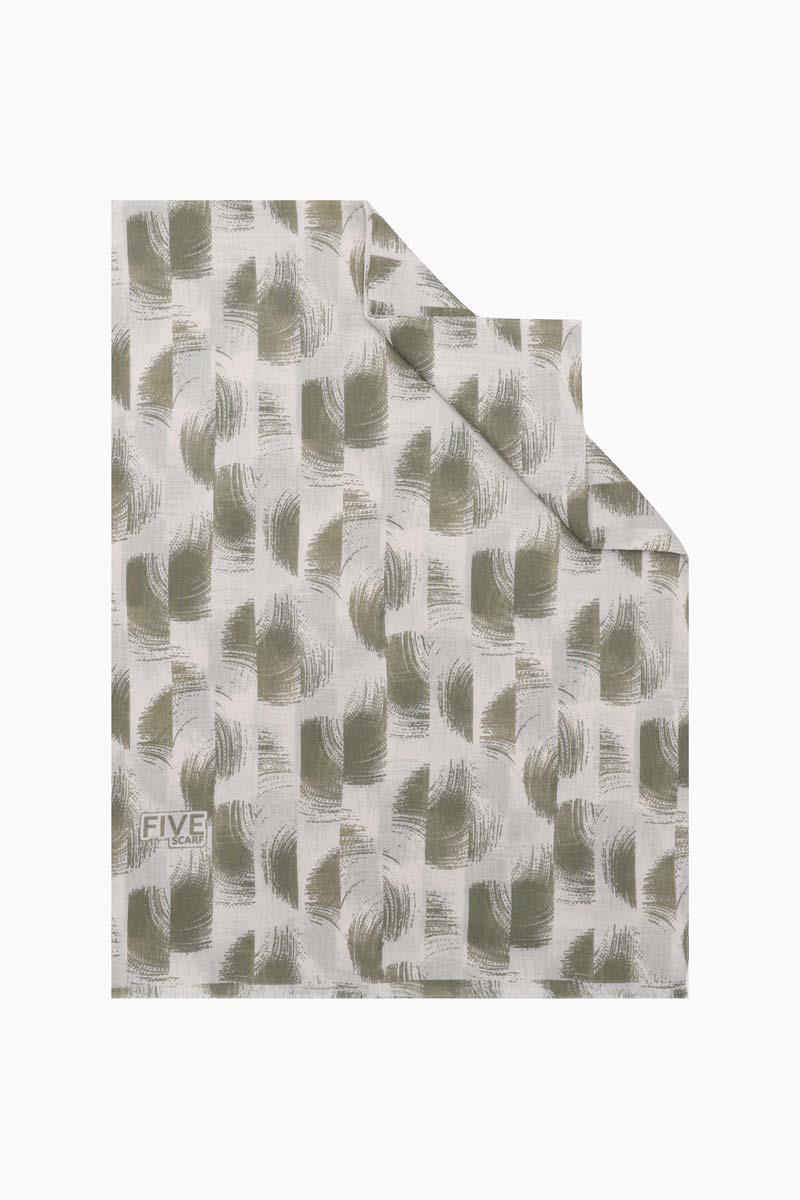 Fivescarf Yeşil Relax Sarmal Batik Şal