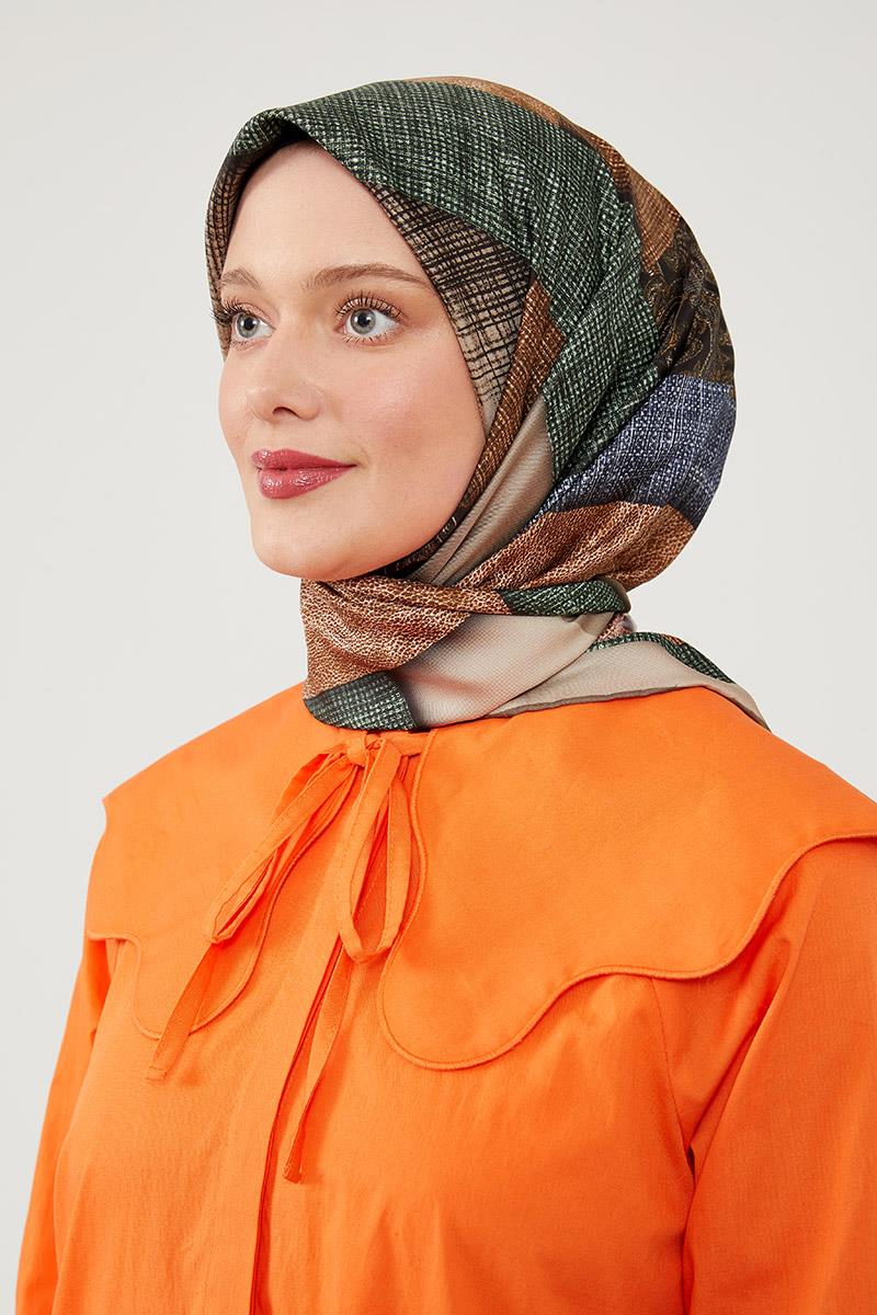 Fivescarf Yeşil Twil Digital Eşarp