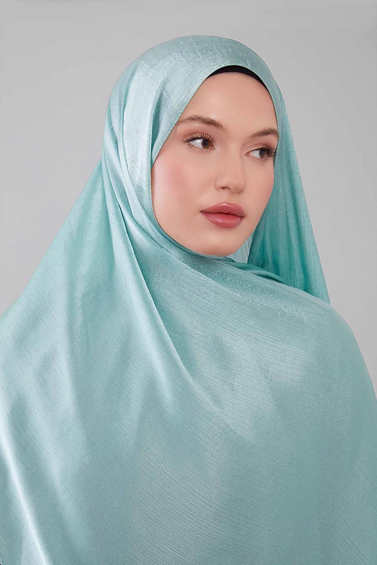 Fivescarf Yosun Yeşili Janjan Abiye Şal