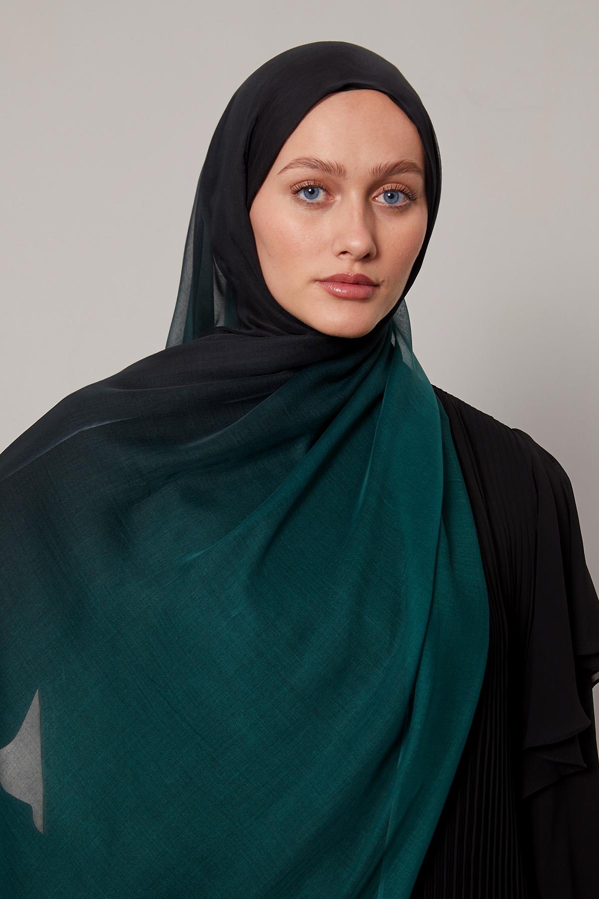 Fivescarf Zümrüt Geçişli Comfort Şal