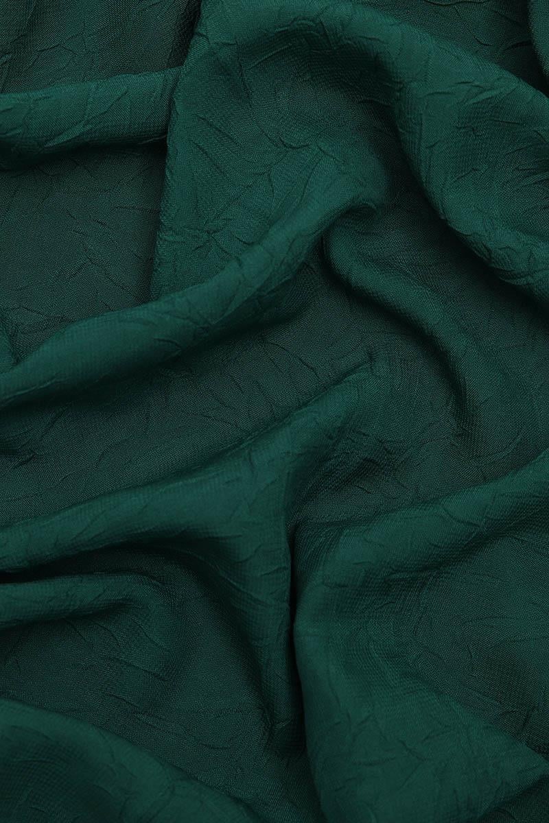 Fivescarf Zümrüt Yeşili Kraş Krep Şal