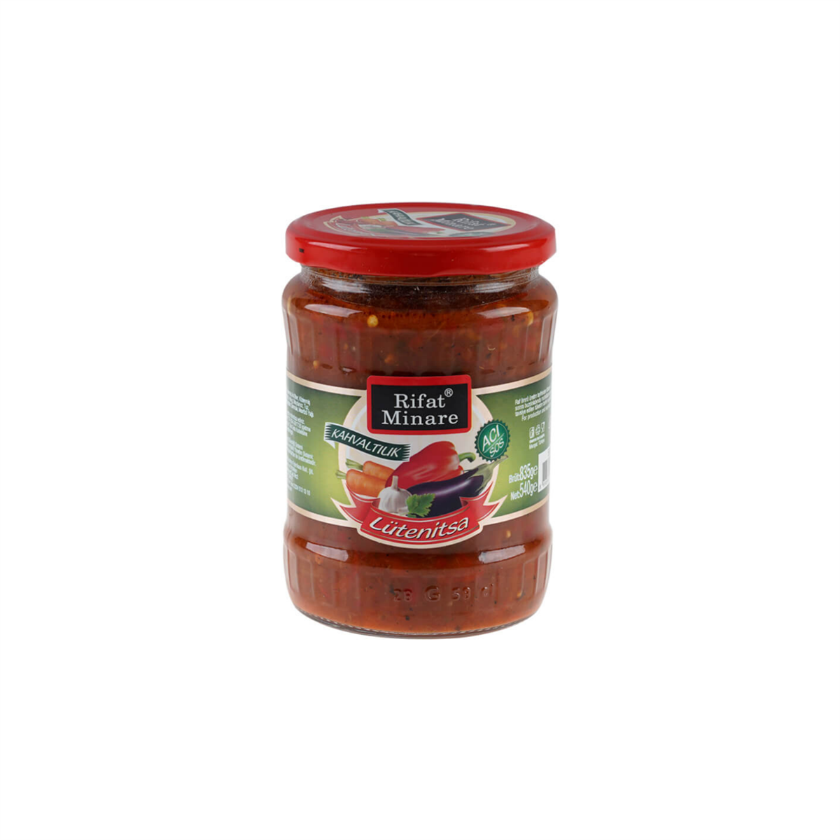 Rifat Minare Lütenitsa Acı Sos 540 gr
