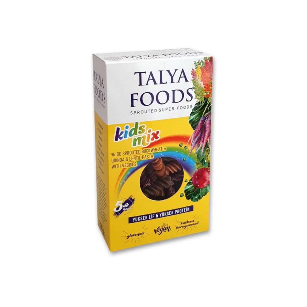 Talya Foods Kids Mix Karışık Sebzeli Makarna 200 gr