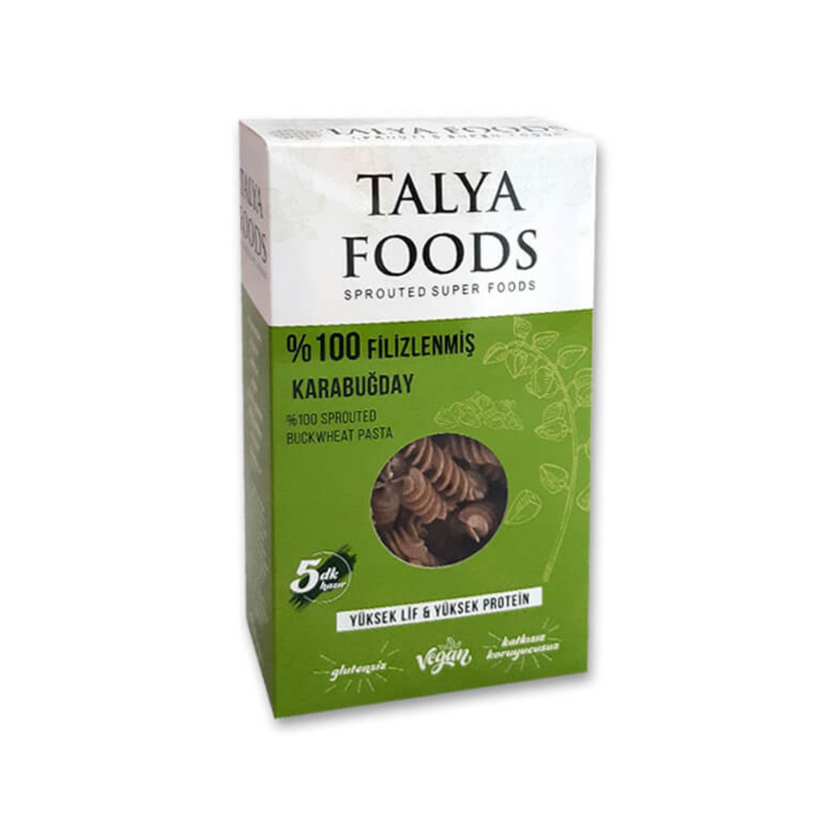 Talya Foods Çiğ Karabuğday(Greçka) Makarnası 200 gr