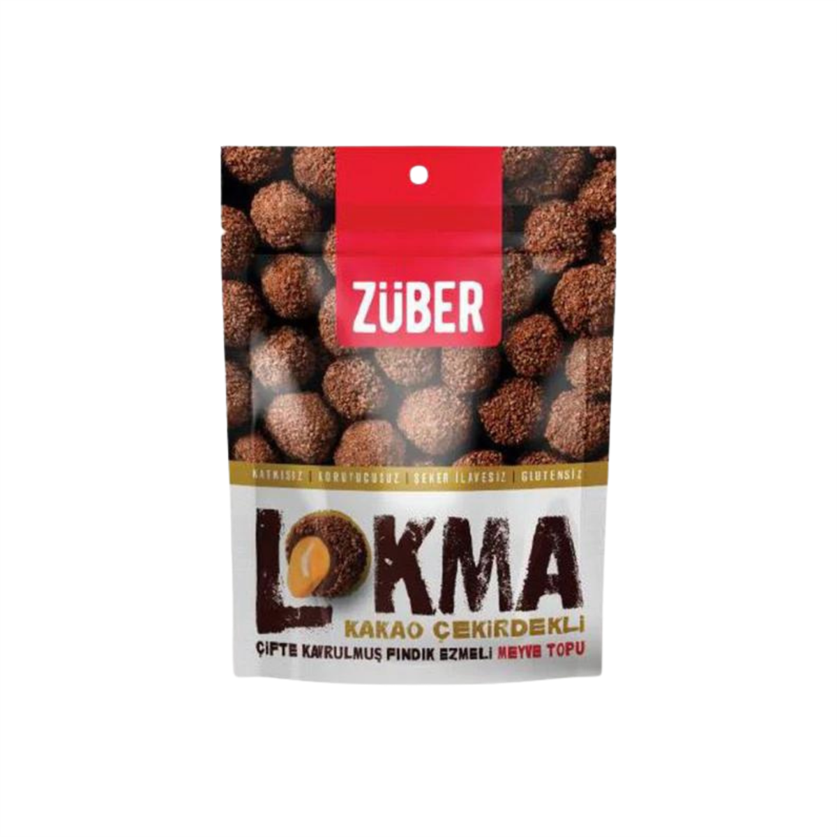 Züber Lokma Kakao Nibs Meyve Topu 96 gr