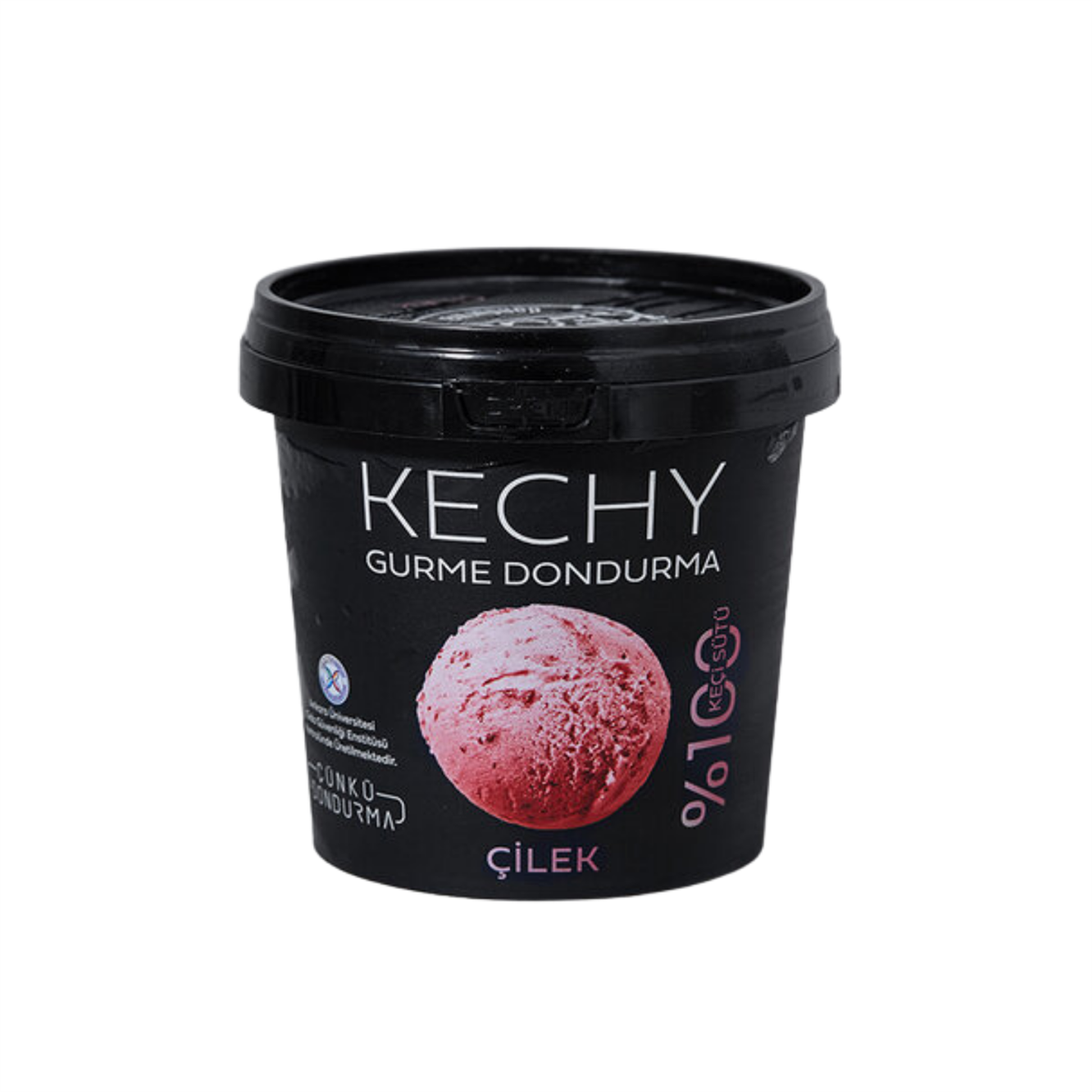 Kechy Gurme Çilekli Dondurma 500 ml
