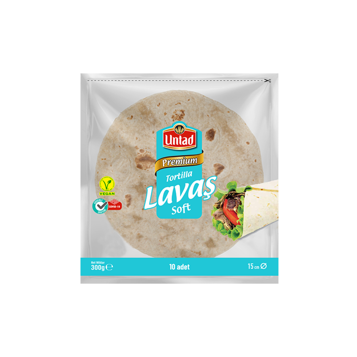 Untad 15 cm Lavaş 10 Adet