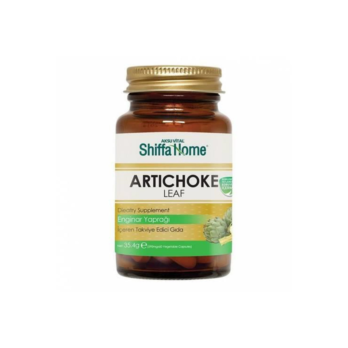 Shiffa Home Enginar Yaprağı 60 Kapsül