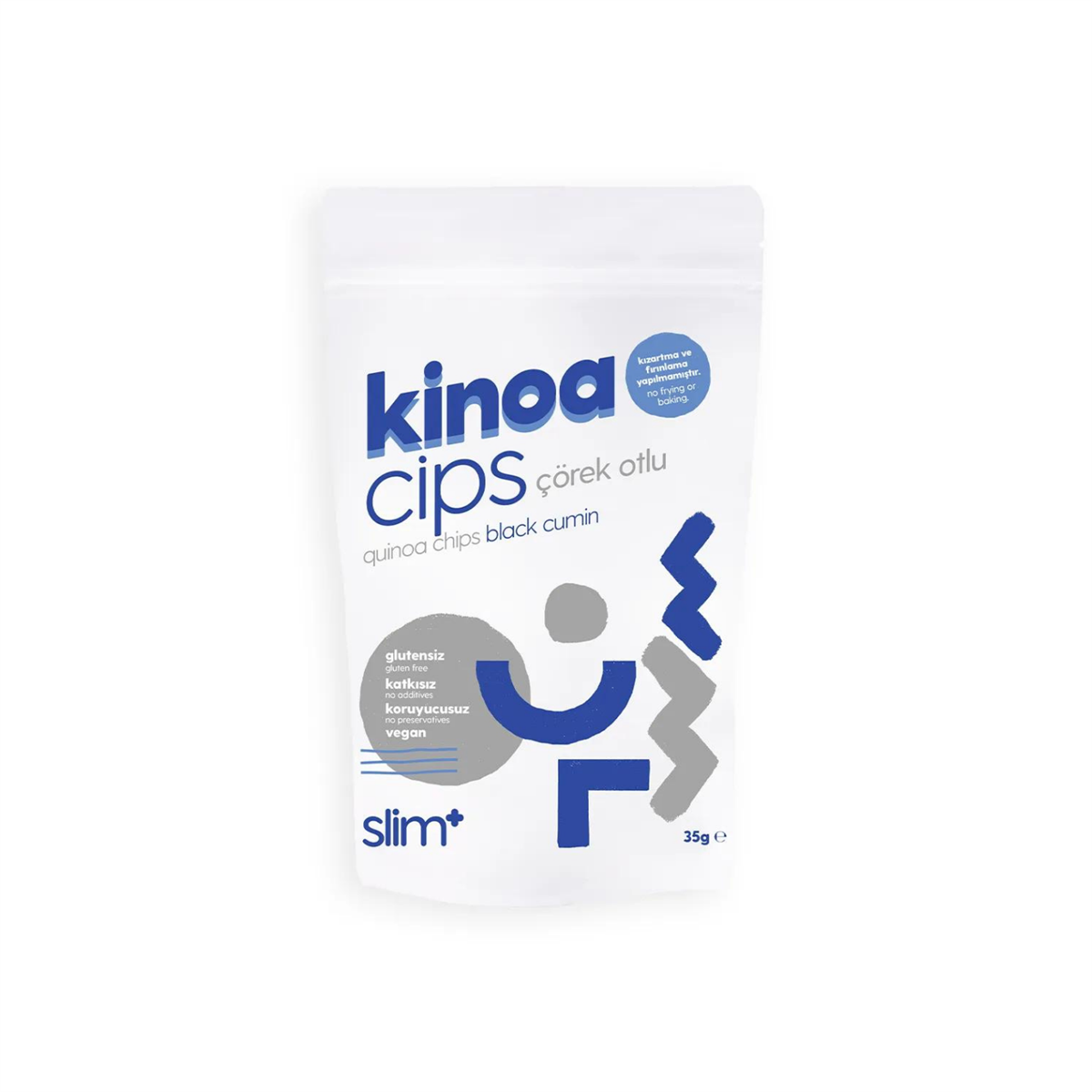 Slim Plus Glutensiz Çörekotlu Kinoa Cipsi 35 gr