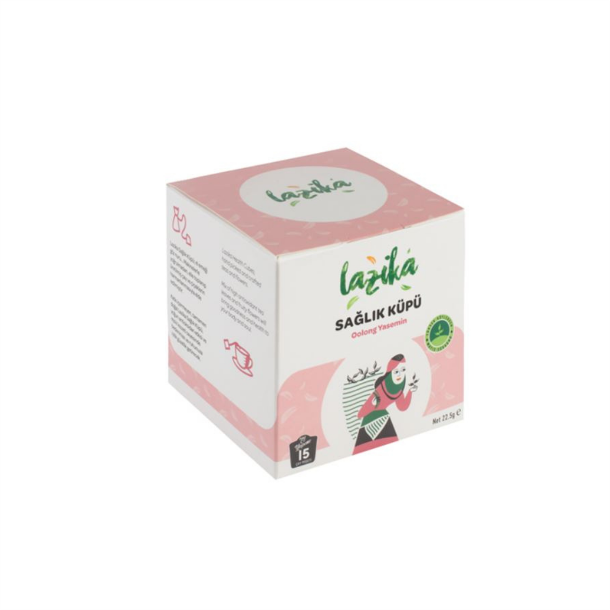 Lazika Sağlık Küpü Yeşil Çay Olong Yasemin 22.5 gr
