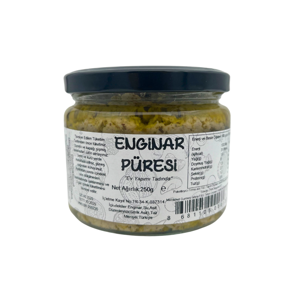 Enginar Püresi 250 gr MG