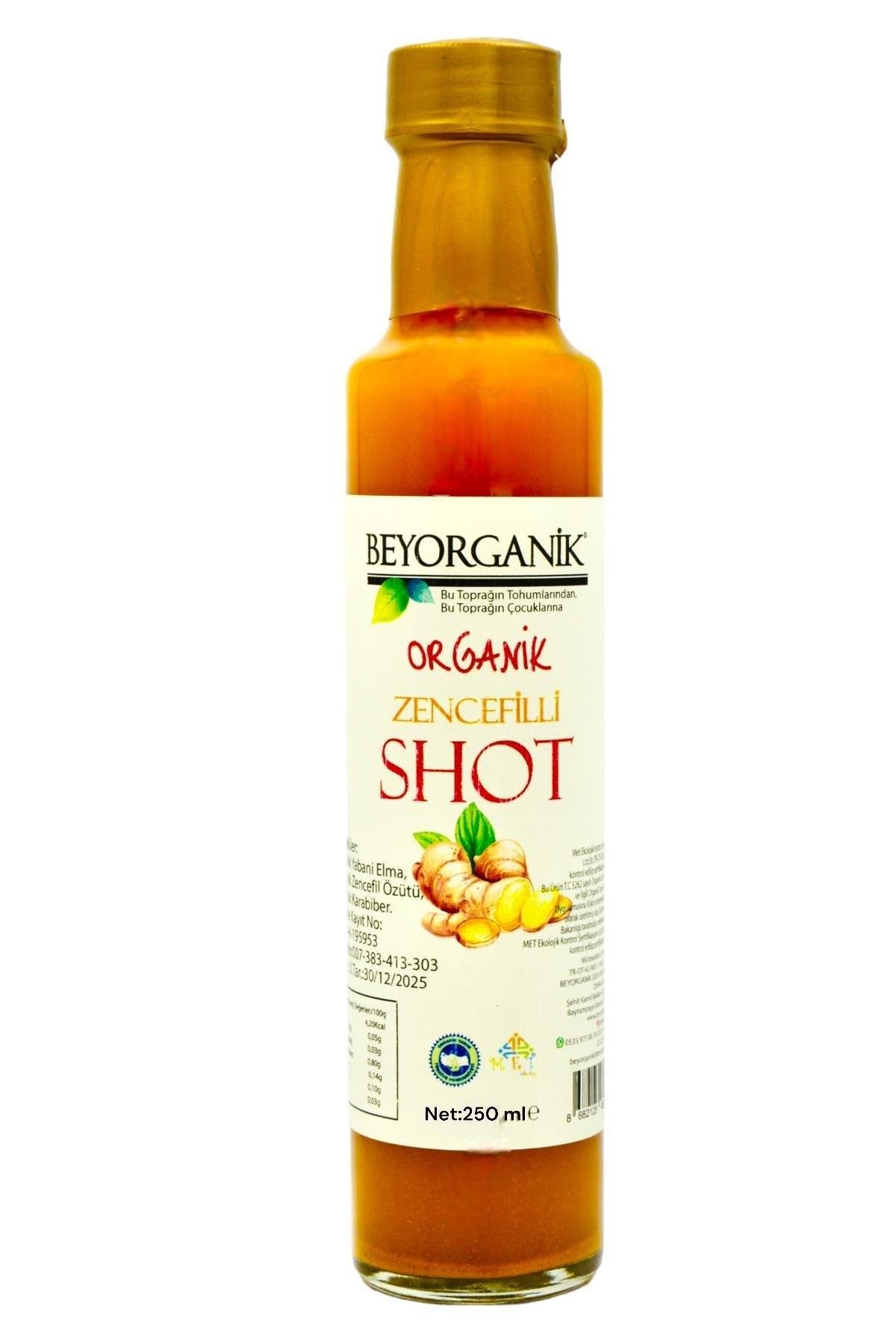 Beyorganik Organik Zencefilli Shot 250 mlBeyorganik