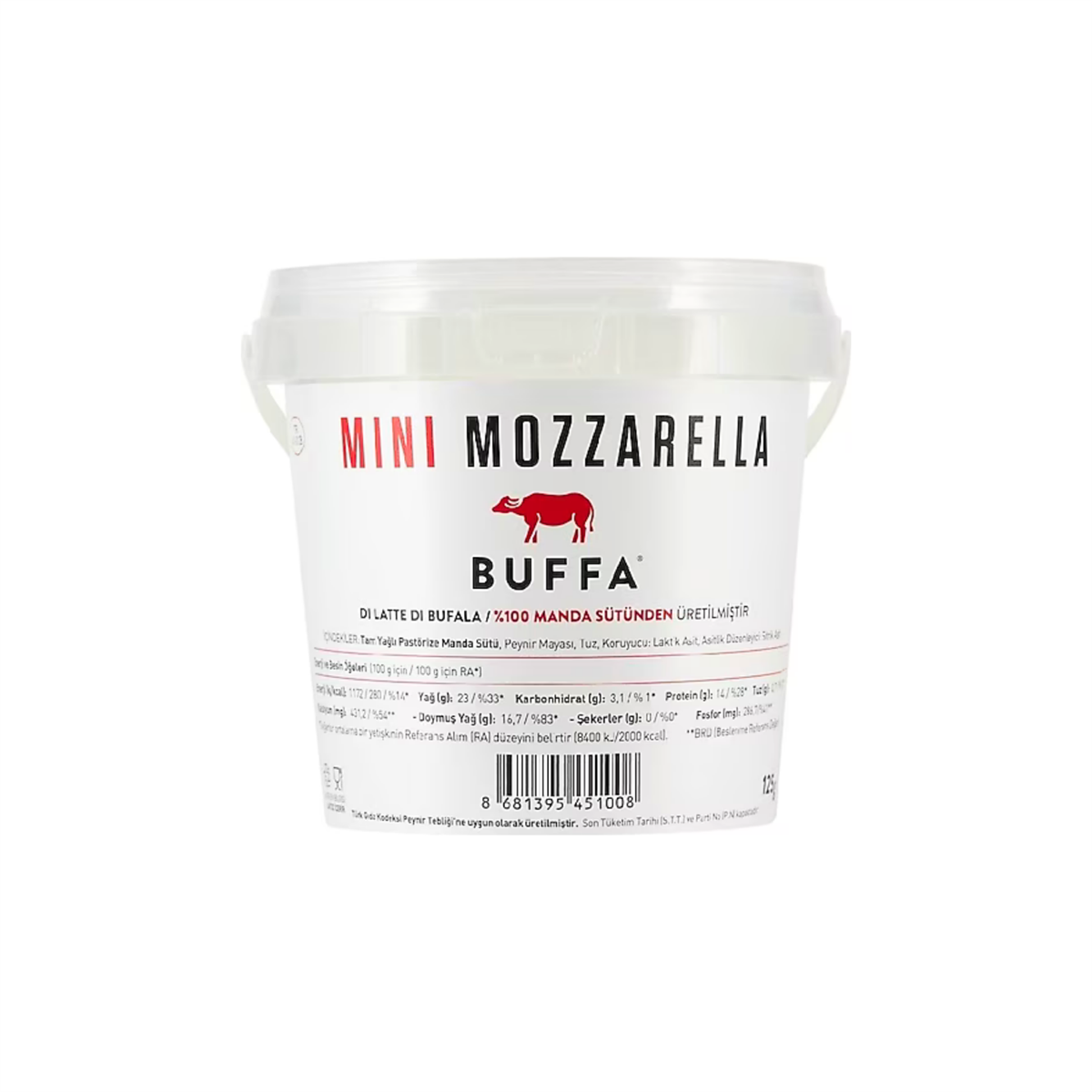 Buffa Mini Mozarella 125 gr