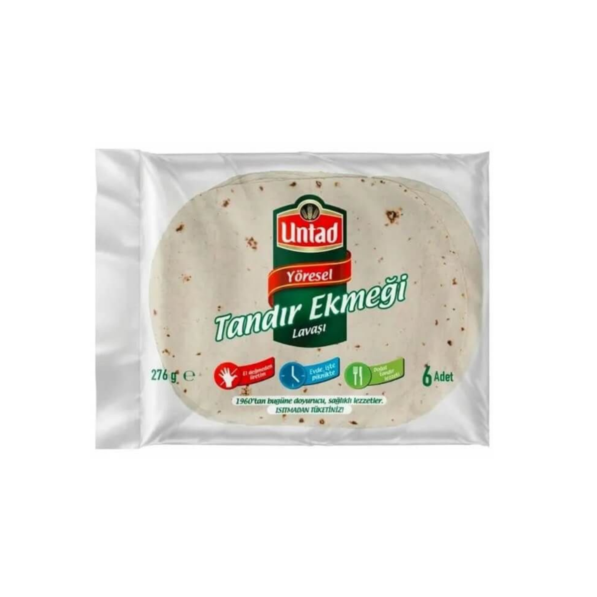 Untad Tandır Ekmaği Lavaş 6*46   276 gr