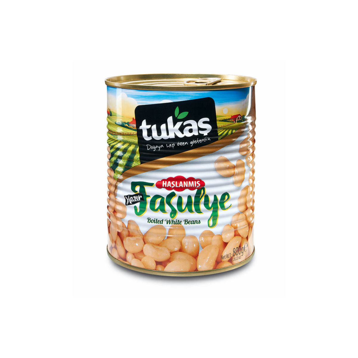 Tukaş Haşlanmış Fasülye 800 gr