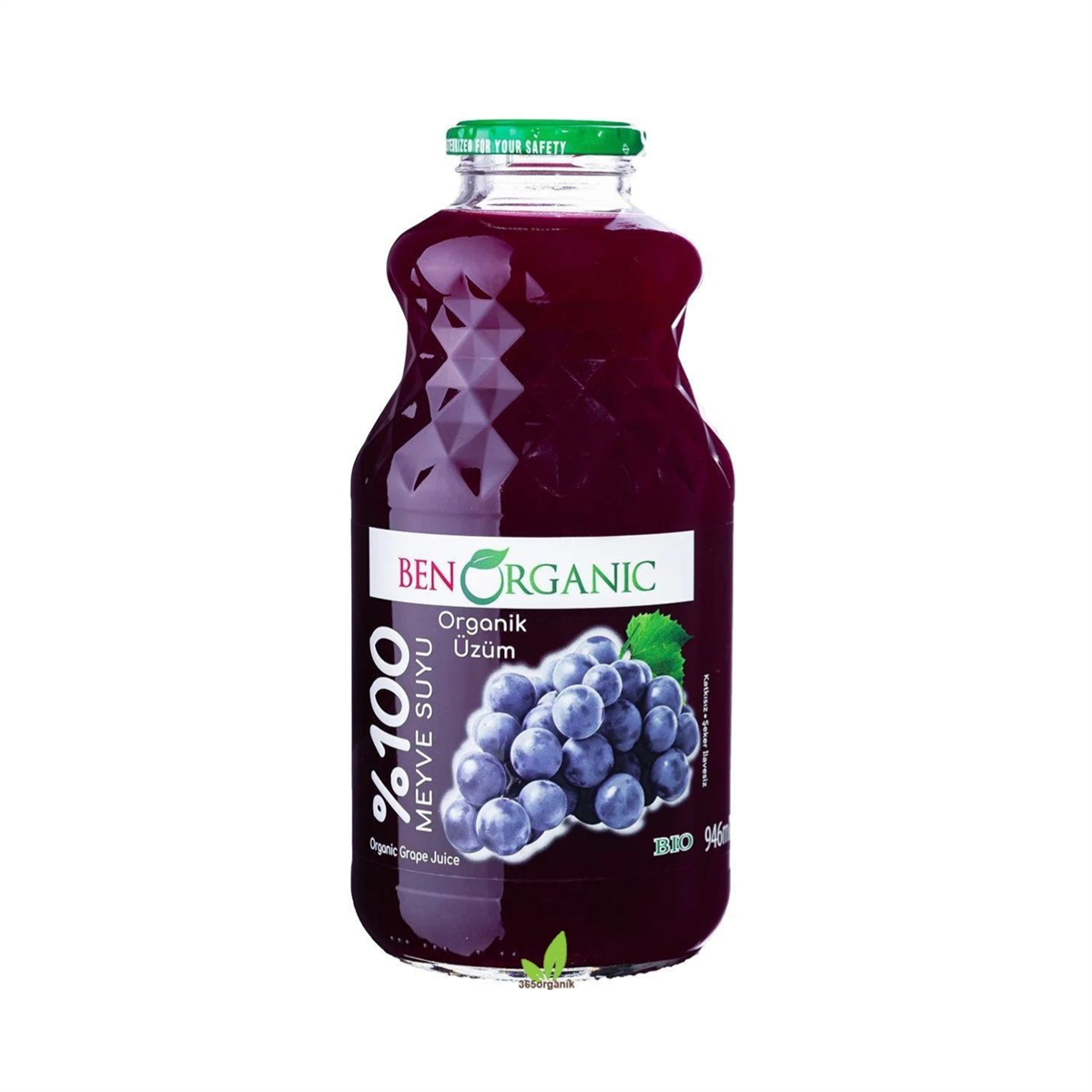 Benorganik Organik Üzüm Suyu 946 ml