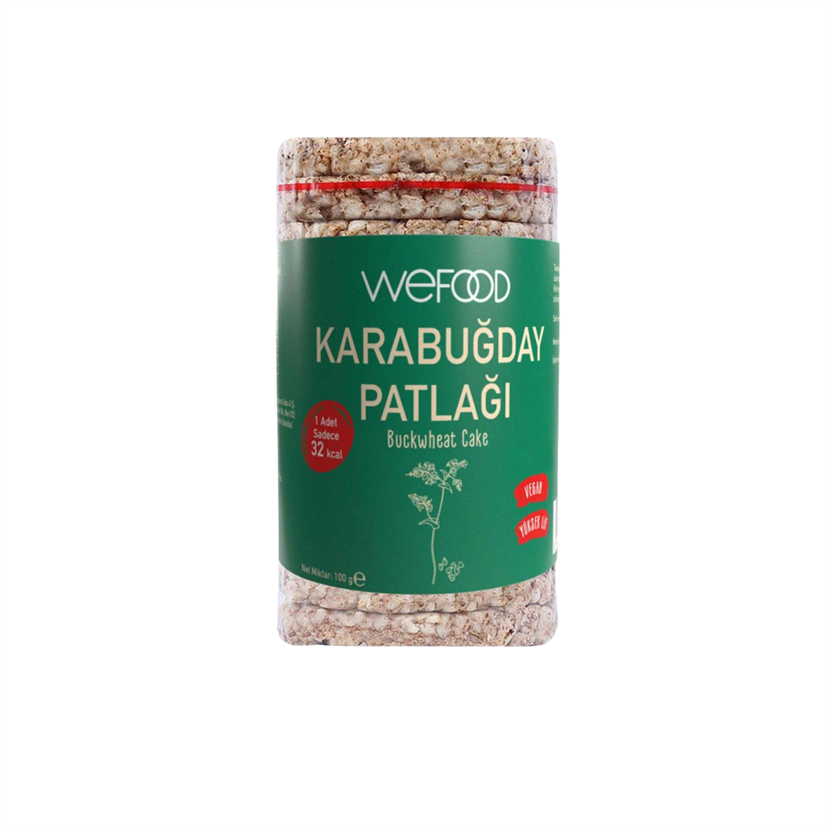 Wefood Karabuğday Patlağı 100 gr