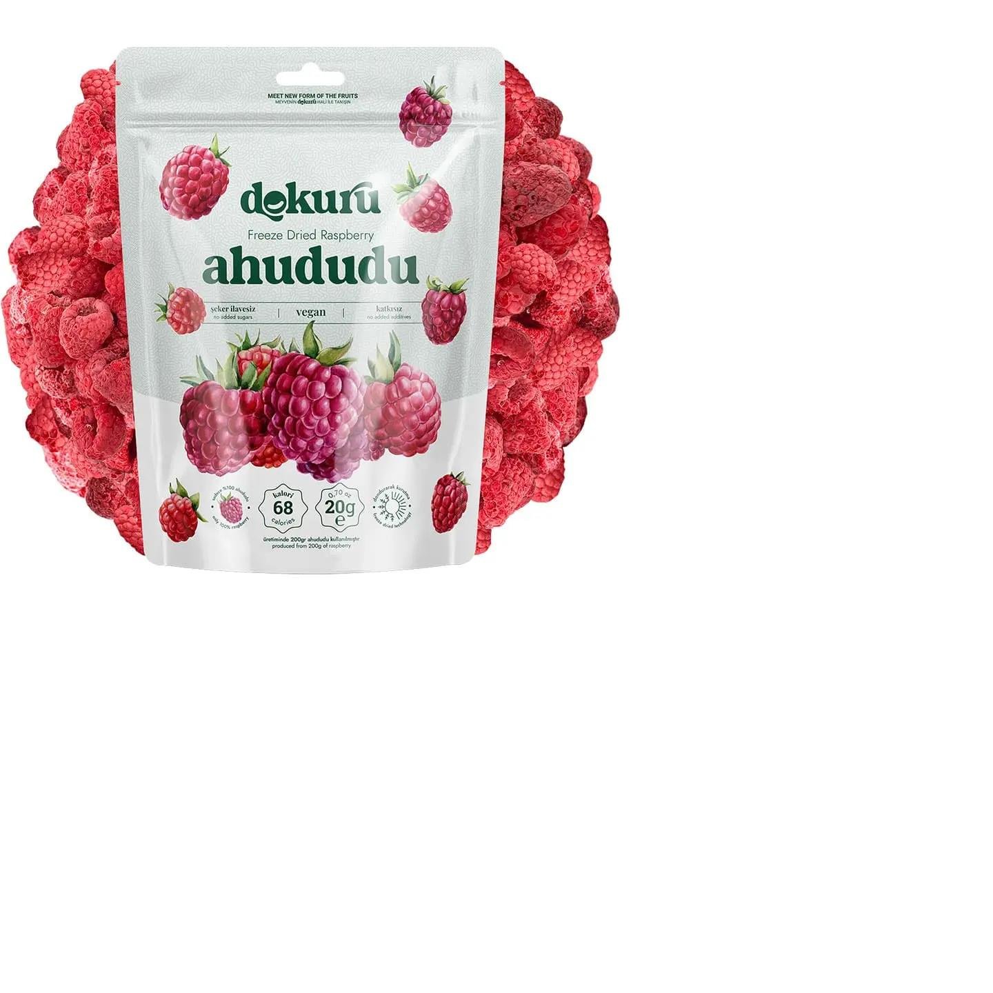 Dokuru Dondurularak Kurutulmuş Ahududu 20 grDokuru