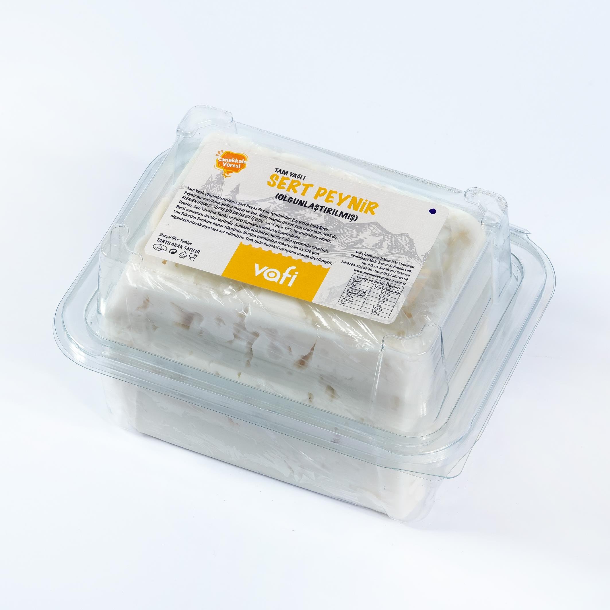Ezine Sert Tam Yağlı Beyaz Peynir 375 GramVafi
