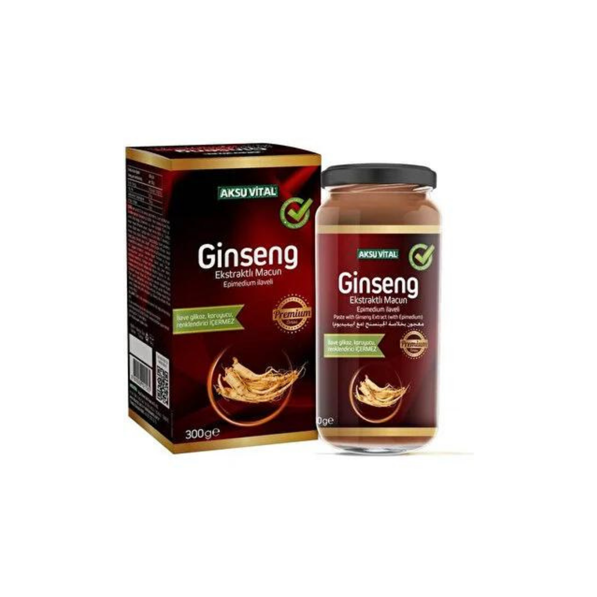 Aksu Vital Ginseng Extratlı Macun 300 gr