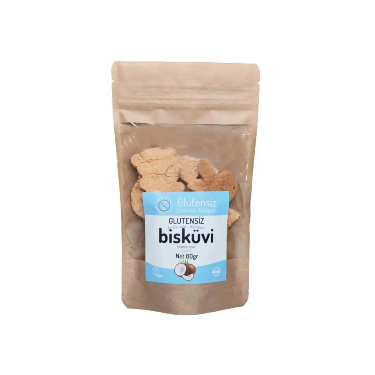 Güa Glutensiz Hindistan Cevizli Bisküvi 80 gr