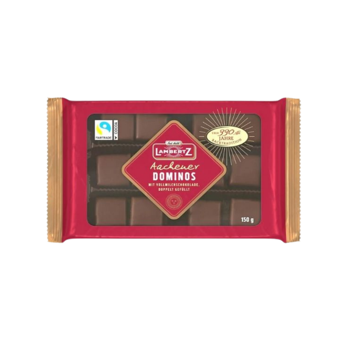 Lambertz Dominos Vollmich çikolata 150 gr