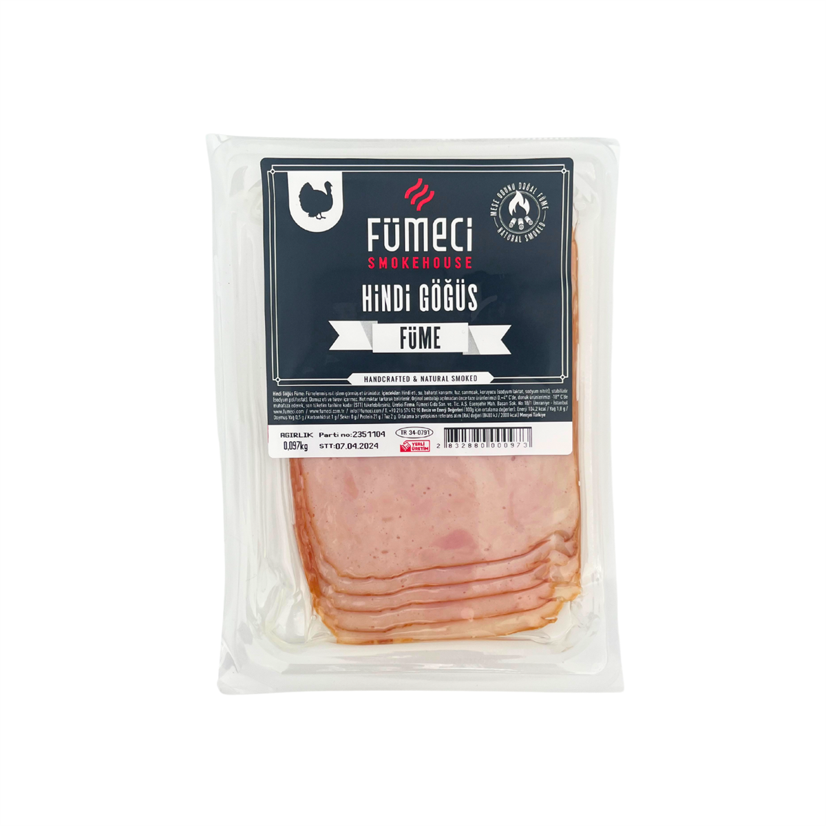 Fümeci Hindi Göğüs Füme (Dilimli)