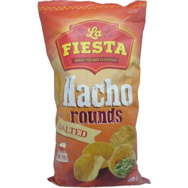 La Fiesta Nacho Rounds Salted 450 grMemleket Gurmesi