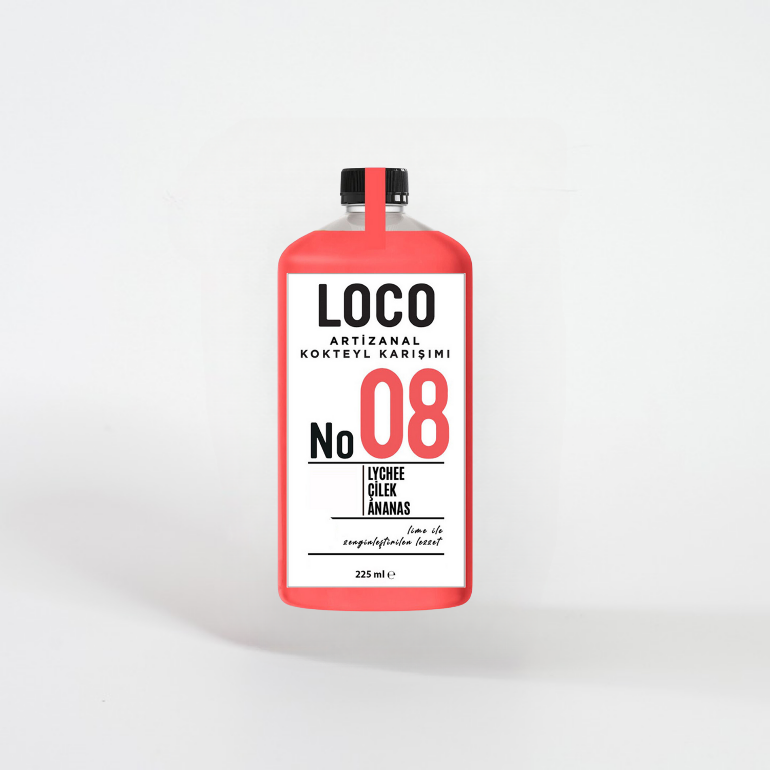 Loco No:08 Lychee Çilek Ananas 225 mlLoco