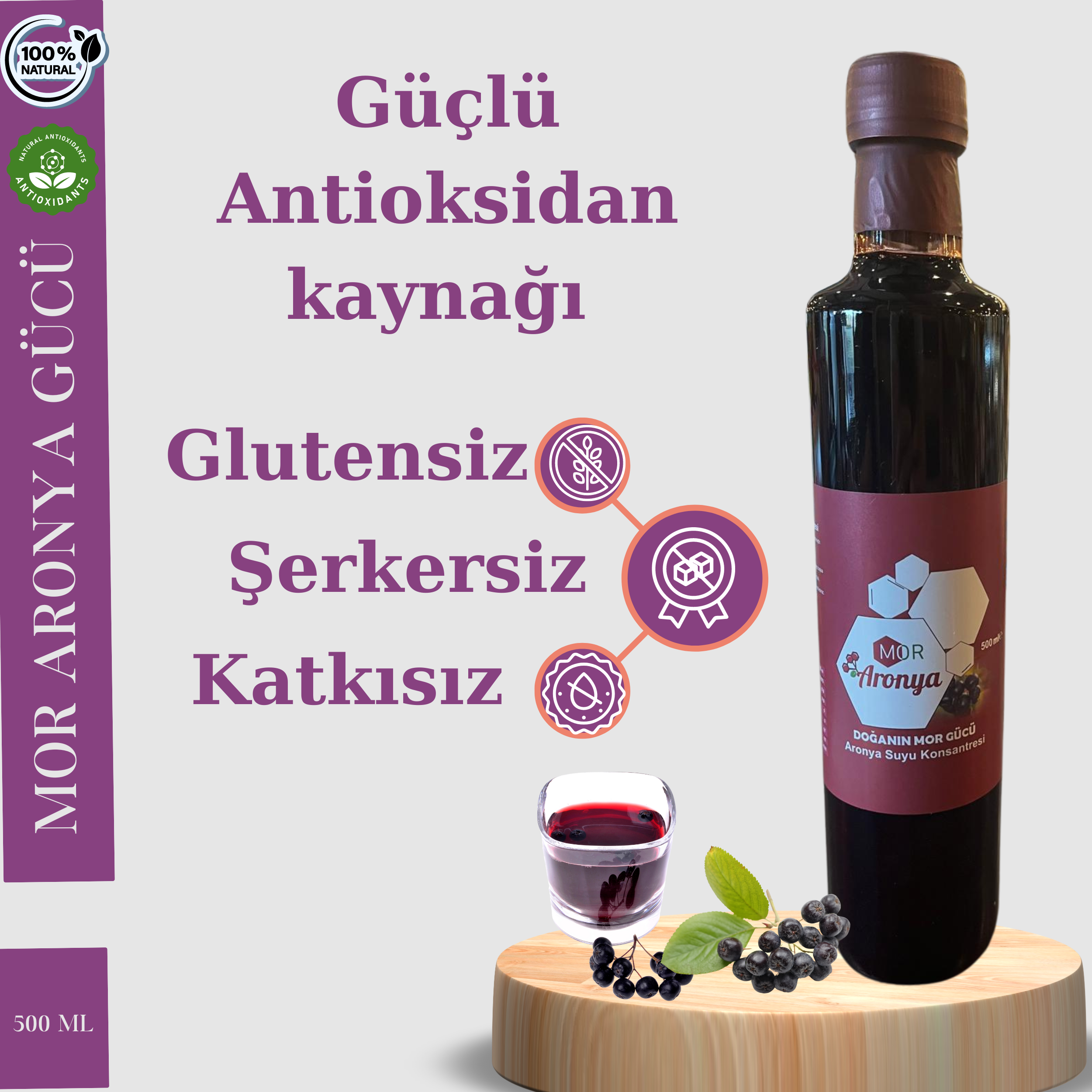 Mor Aronya aronya Suyu Konsantresi 500 mlAronya