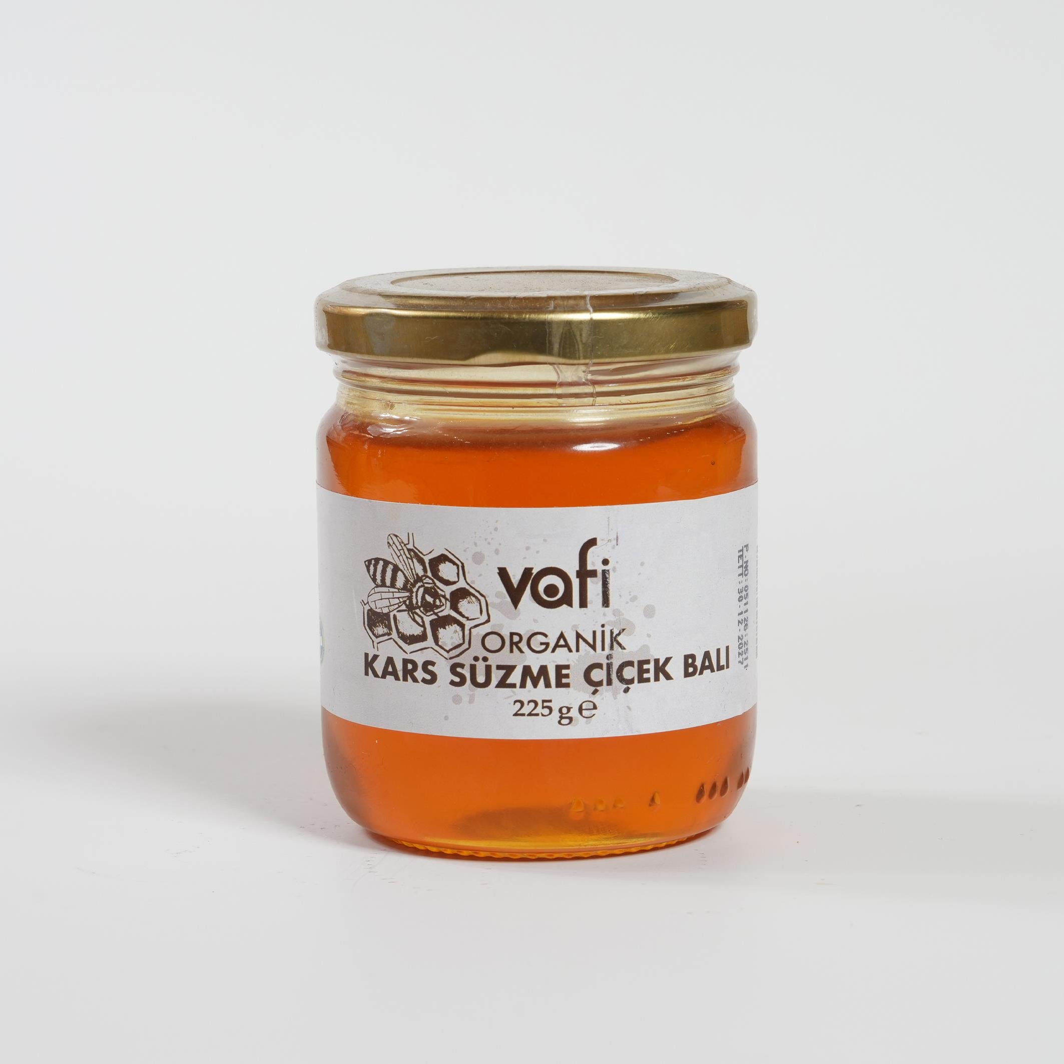 Organik Kars Süzme Çiçek Balı 225 gr MGMemleket Gurmesi