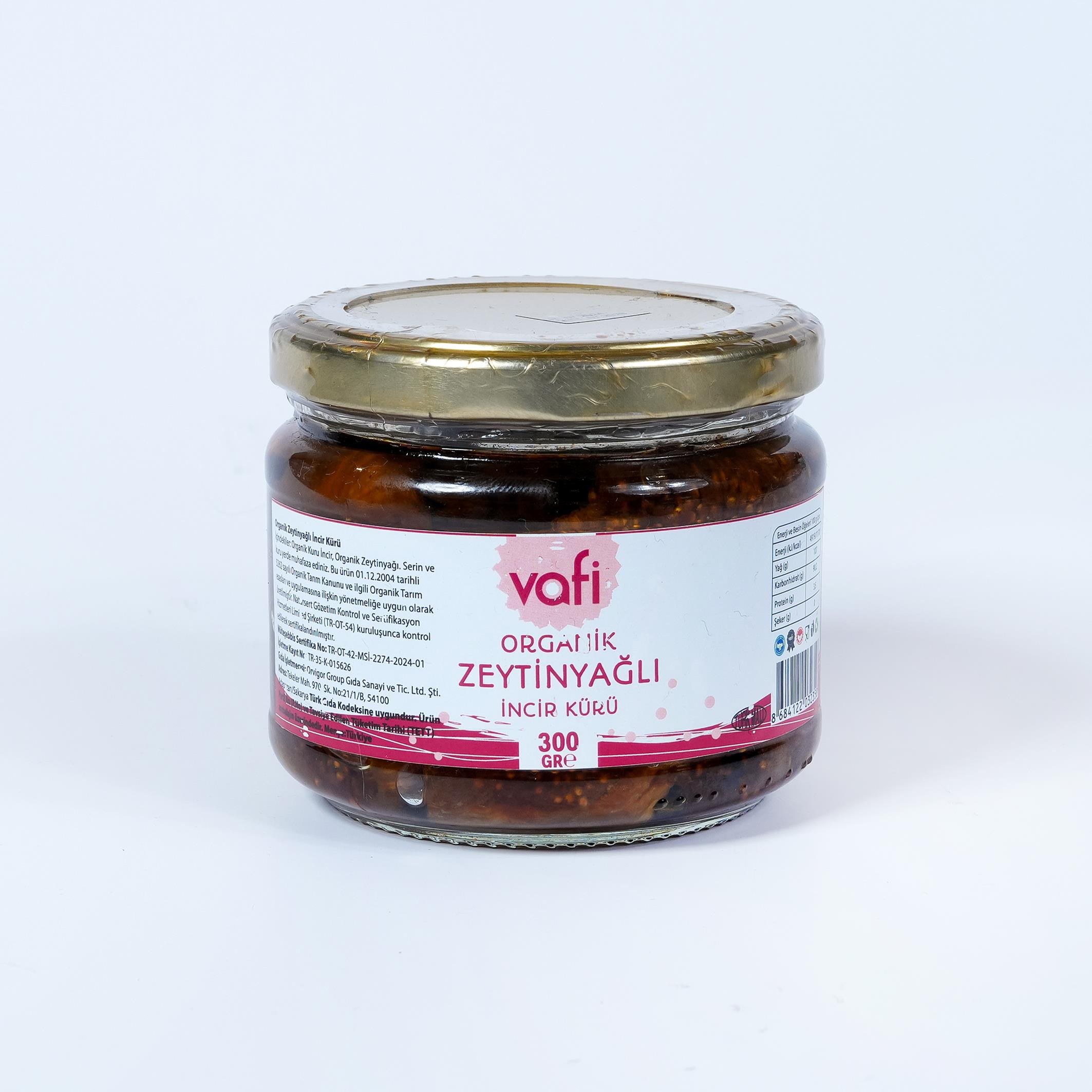 Organik Zeytinyağlı İncir Kürü 300 grVafi