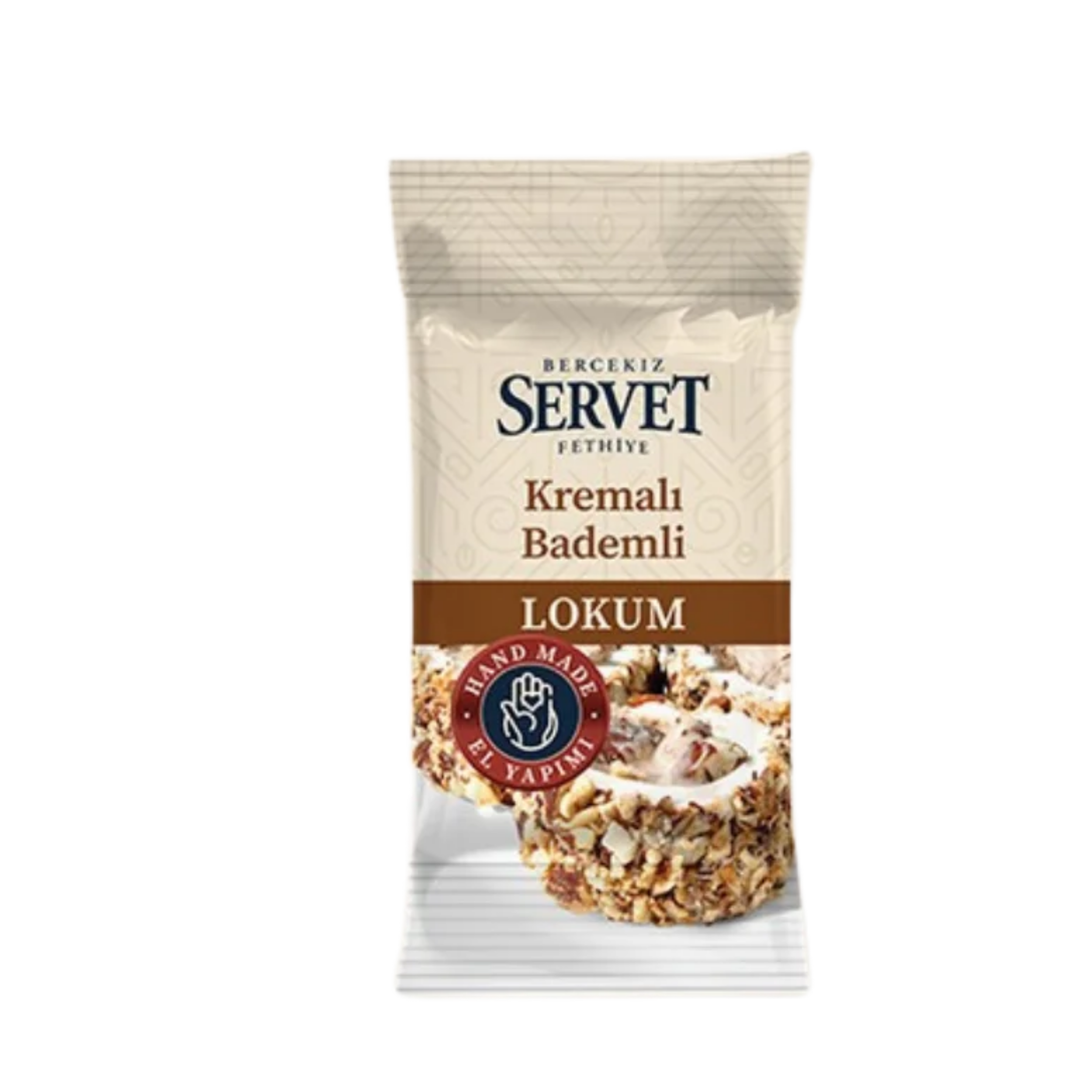 Servet Kremalı Bademli Lokum TekliServet