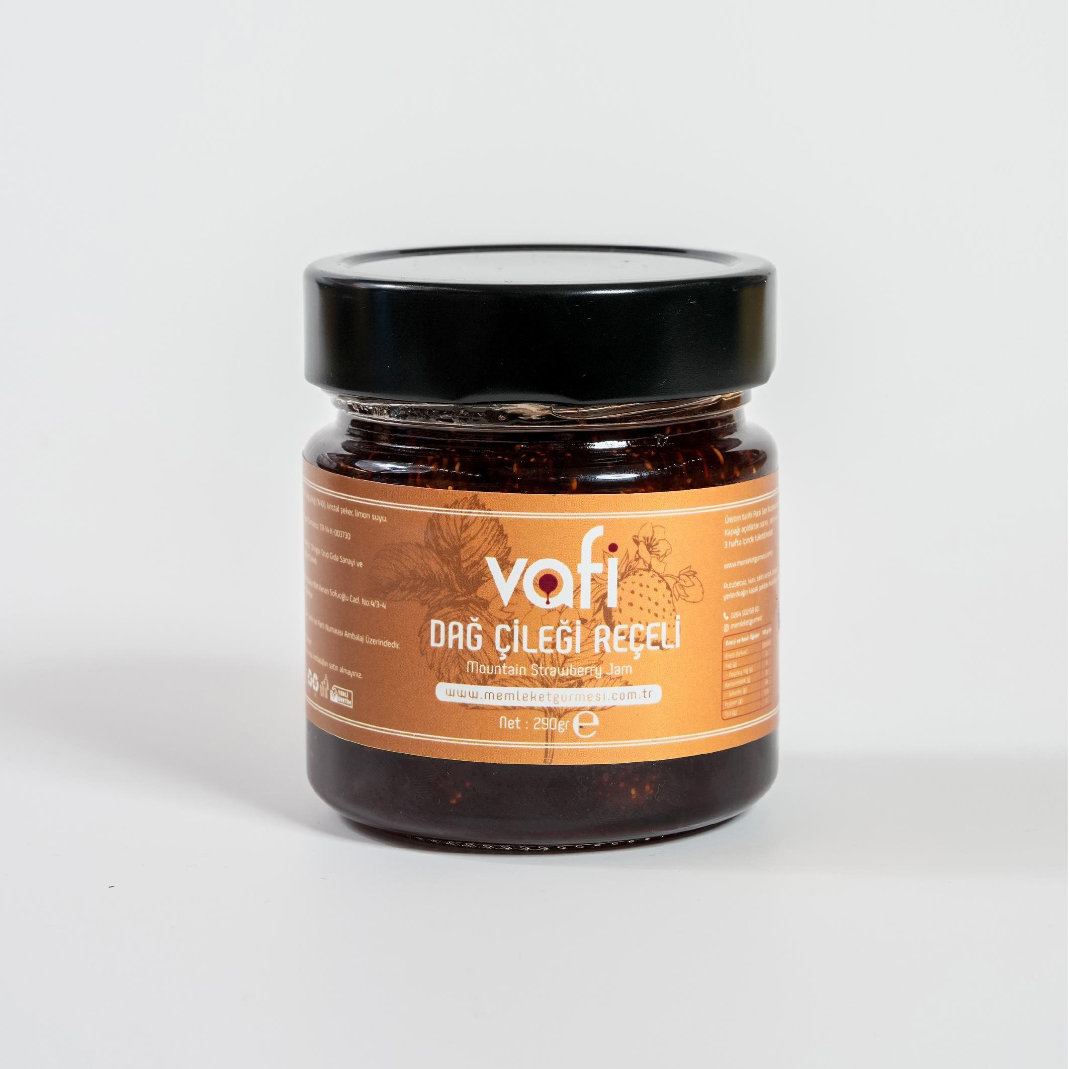 Vafi Dağ Çileği Reçeli 290 grVafi