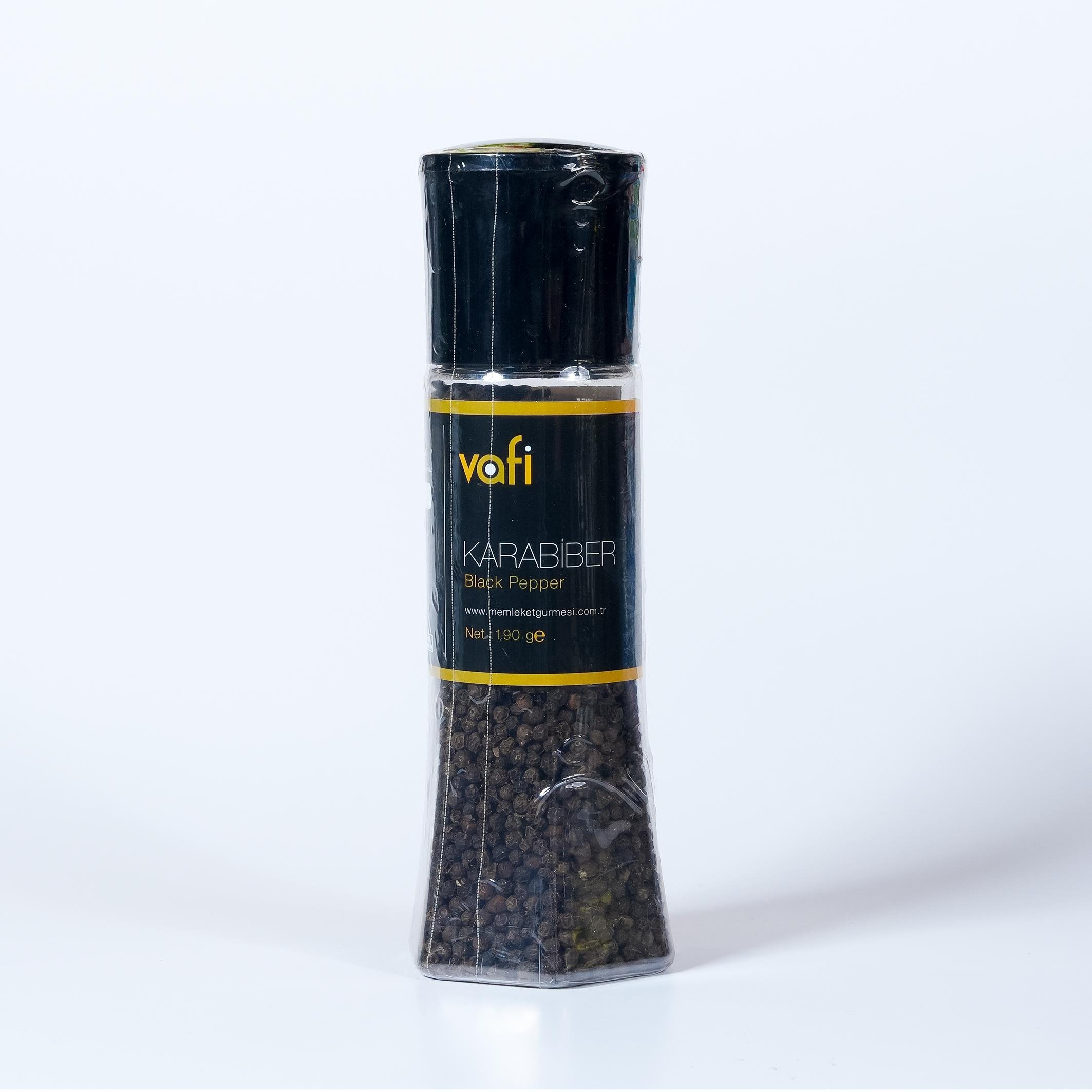 Vafi Değirmen Kapak Serisi Karabiber 190 grVafi