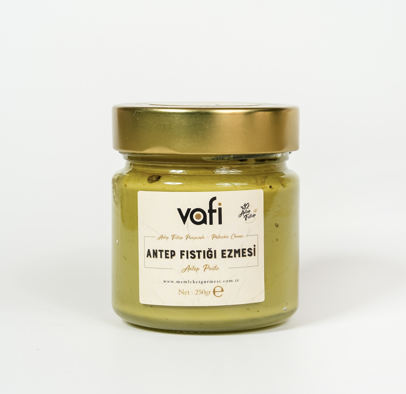 Vafi Parçacıklı Antep Fıstığı Ezmesi 250 grMemleket Gurmesi