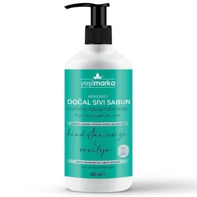 Yeşil Marka Arındırıcı Doğal Sıvı Sabun Hindistan Cevizi&Vanilya 400 mlYeşil Marka
