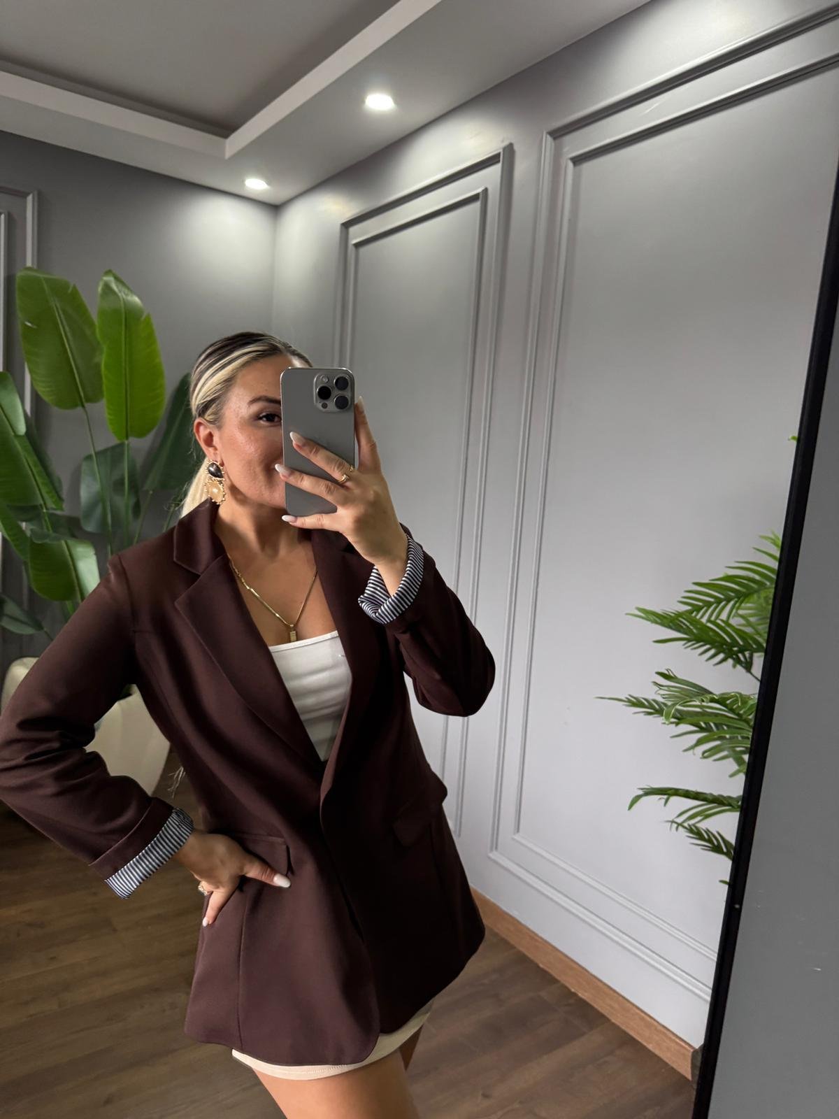 Astarlı blazer