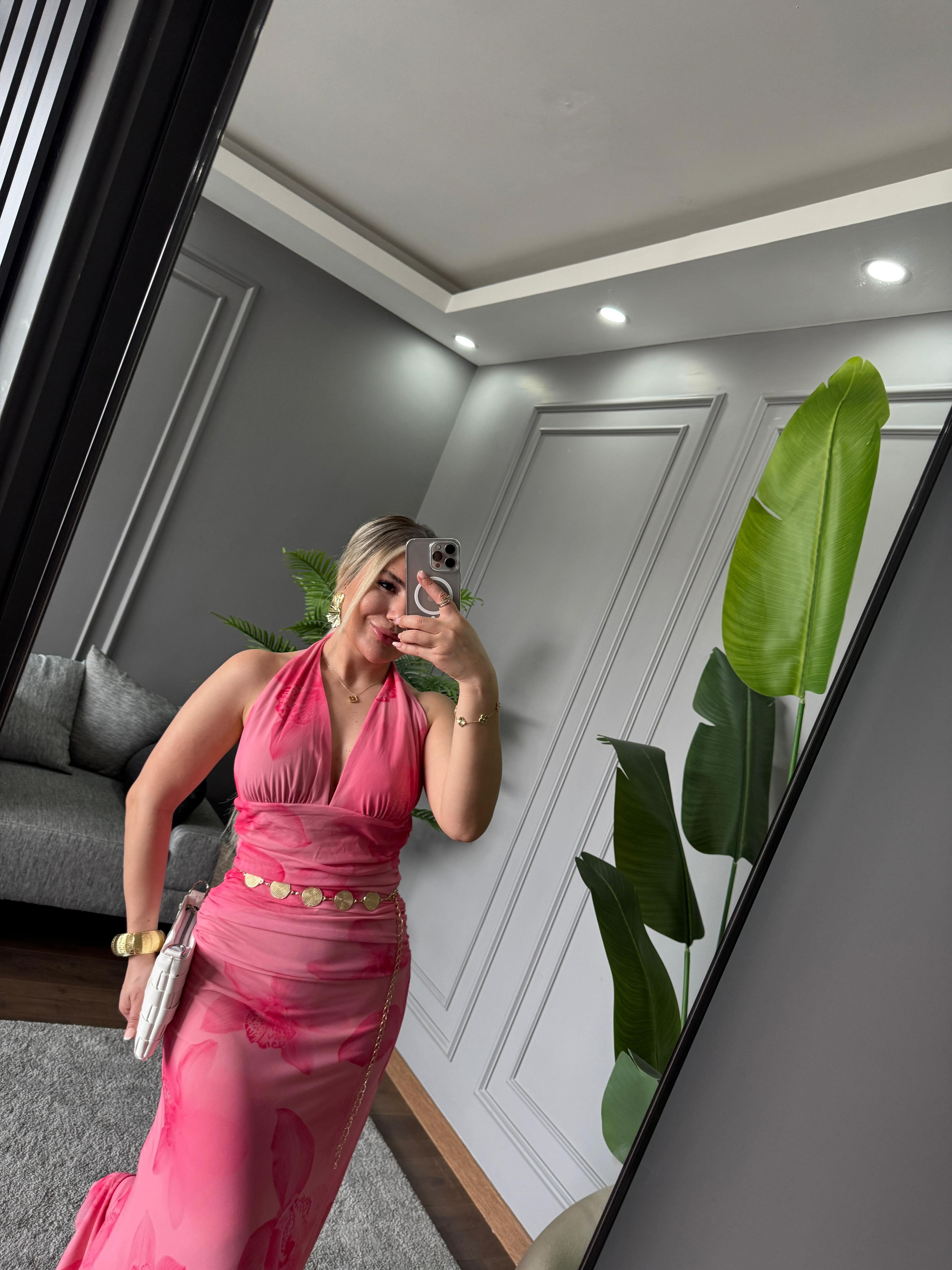 ASTARLI ESNEK ELBİSE 