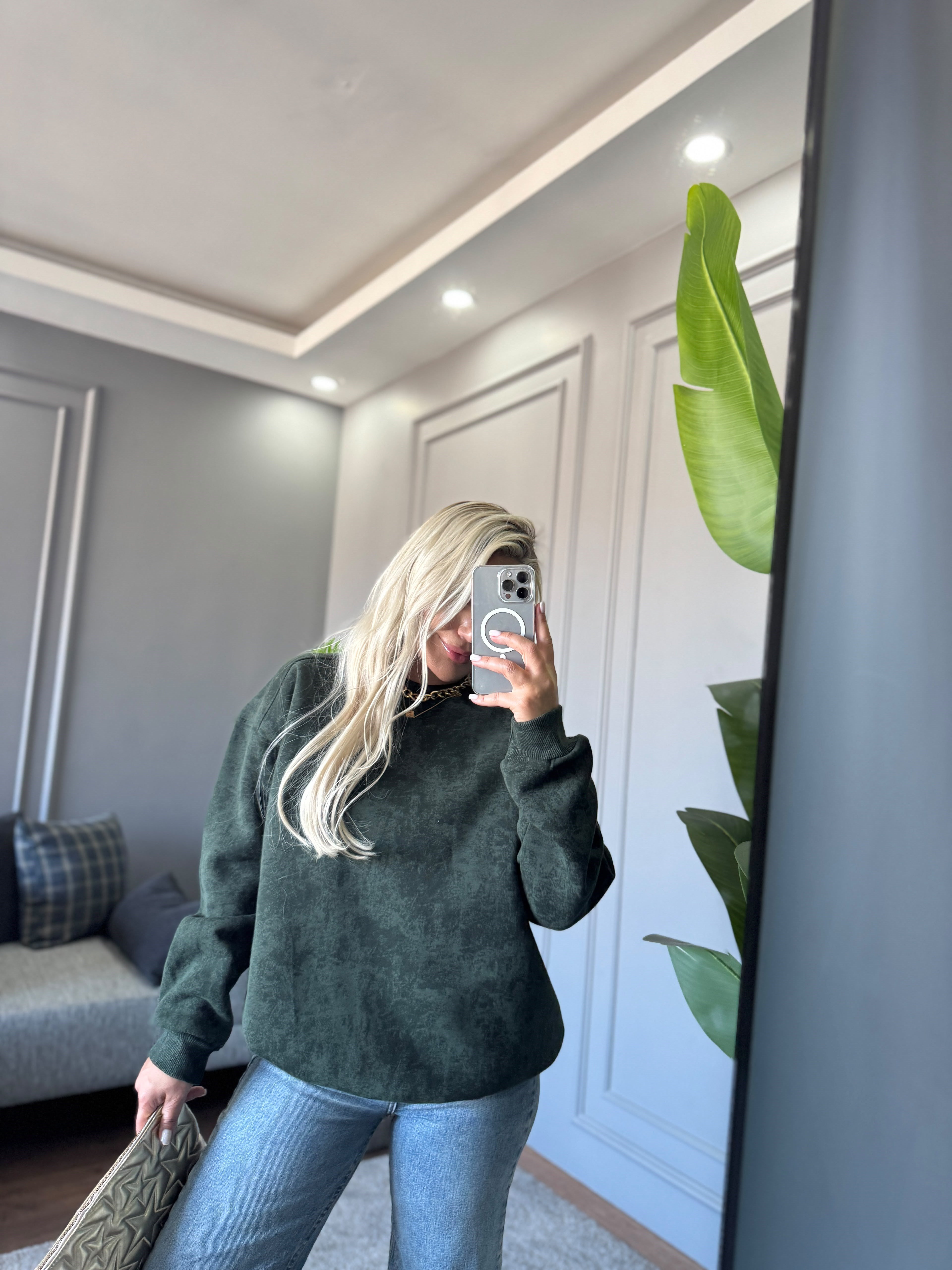 BATIK DESEN 3 İPLİK ŞARDONLU SWEAT 