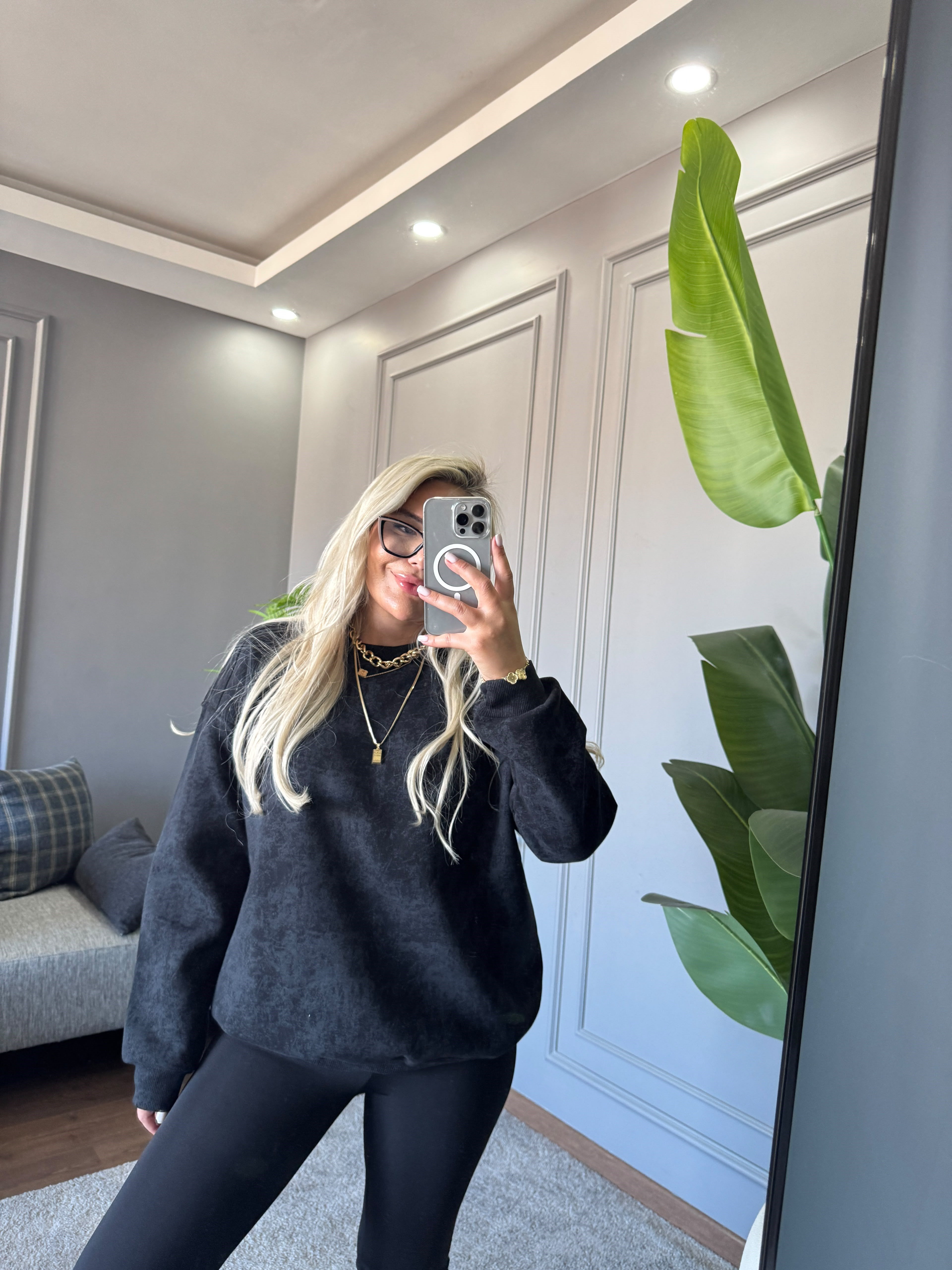 BATIK DESEN 3 İPLİK ŞARDONLU SWEAT 