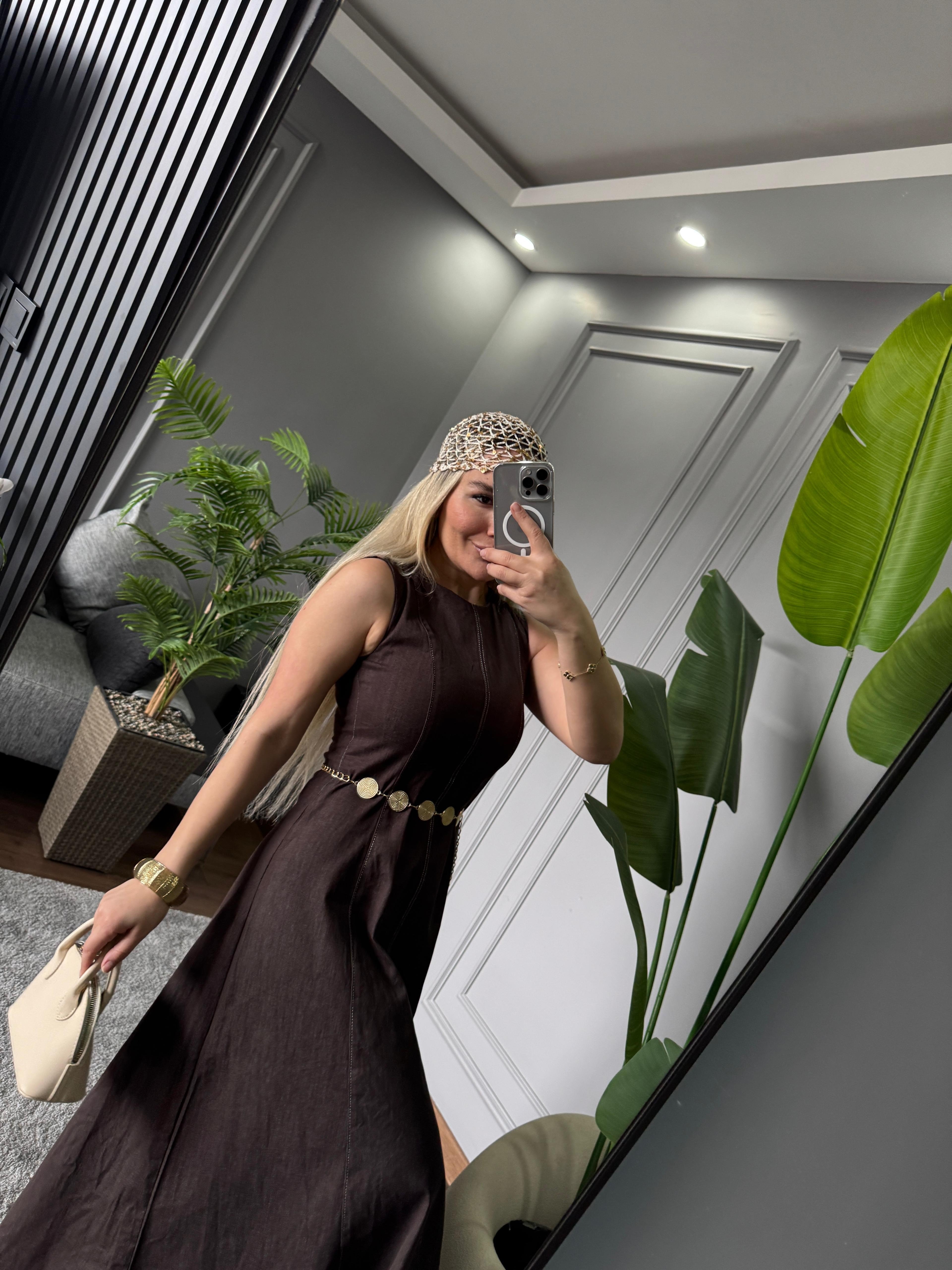 ÇAN KESİM KOT ELBİSE