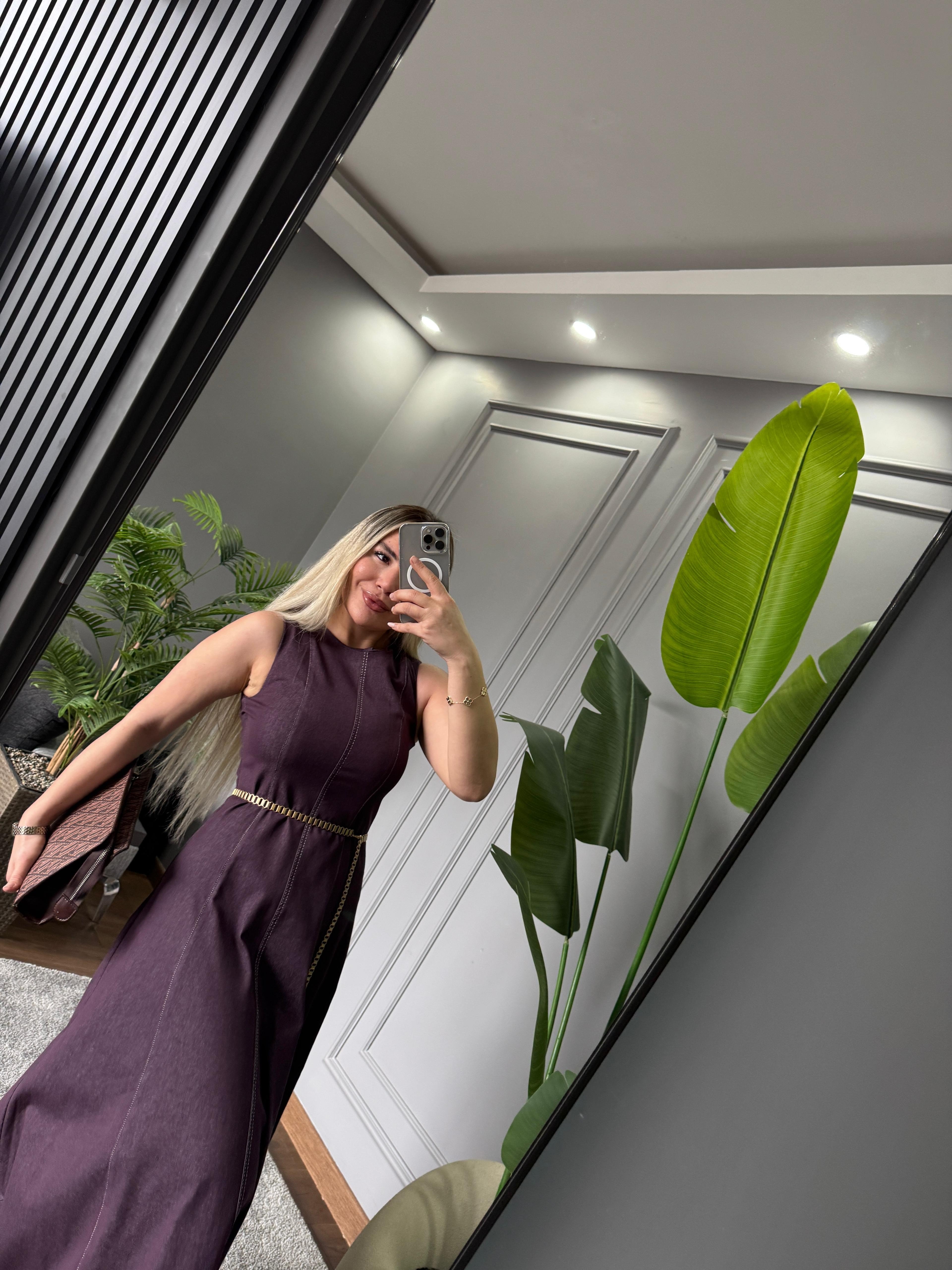 ÇAN KESİM KOT ELBİSE