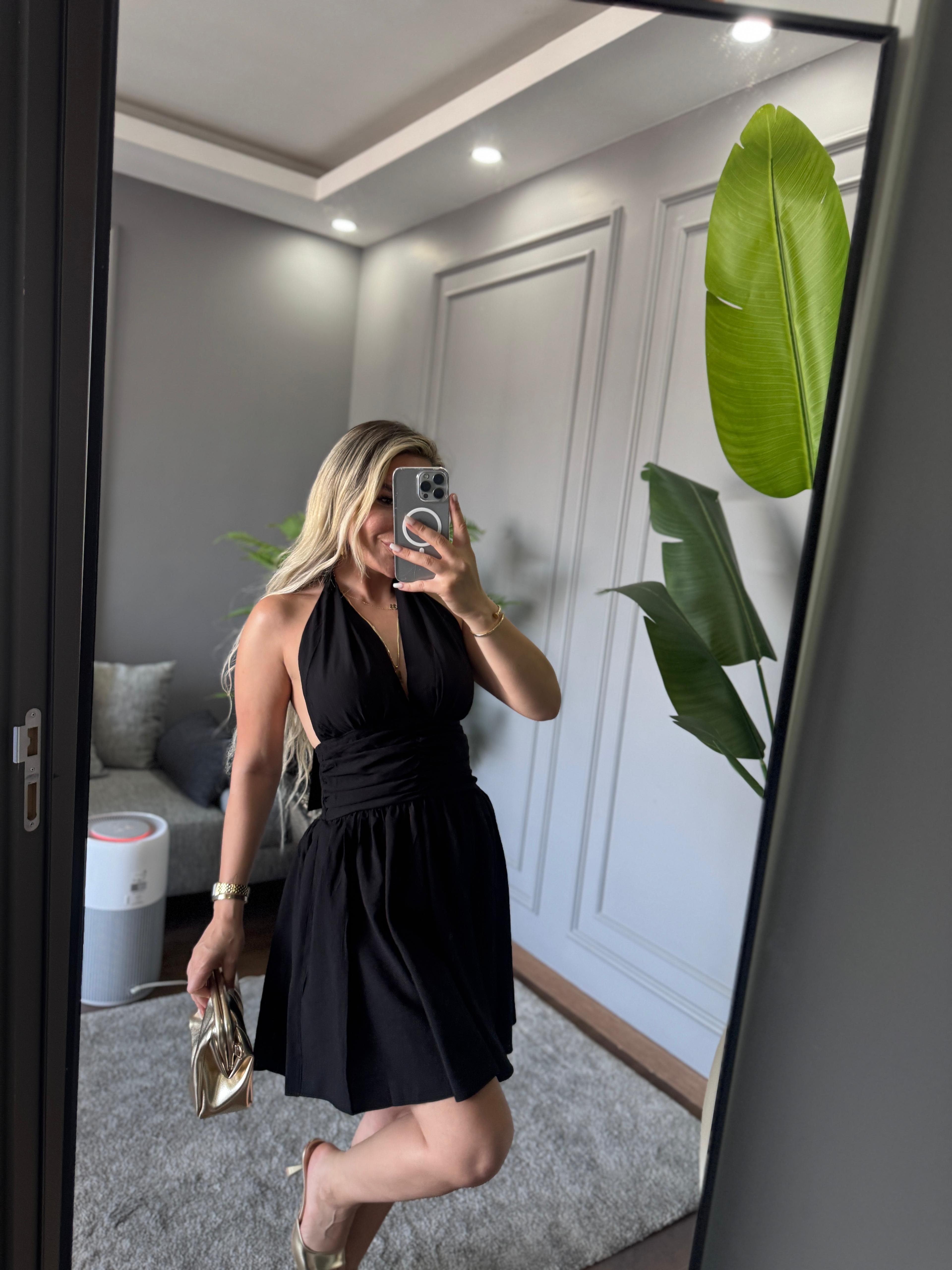 ÇAN KESİM MİNİ ELBİSE 