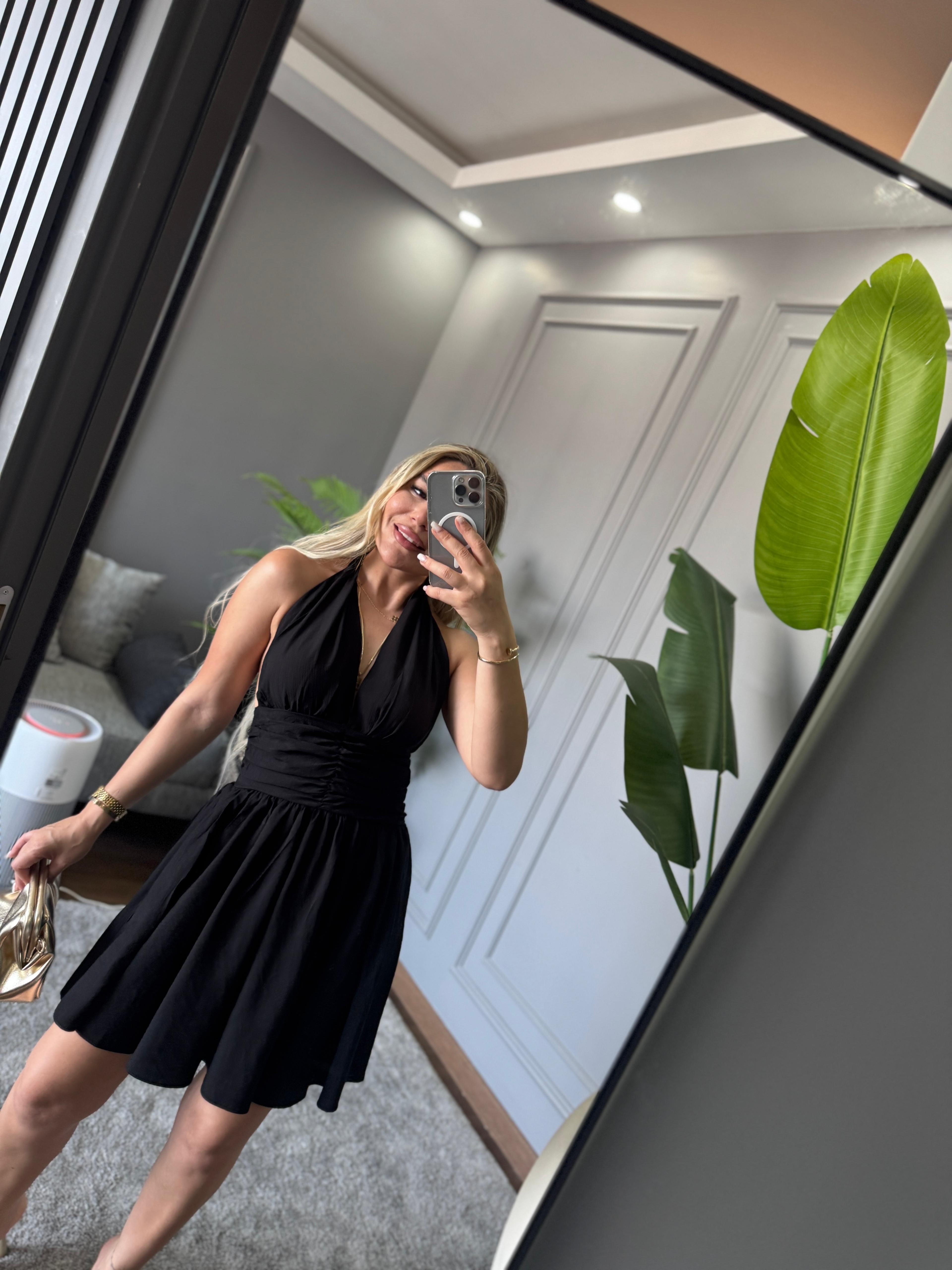 ÇAN KESİM MİNİ ELBİSE 