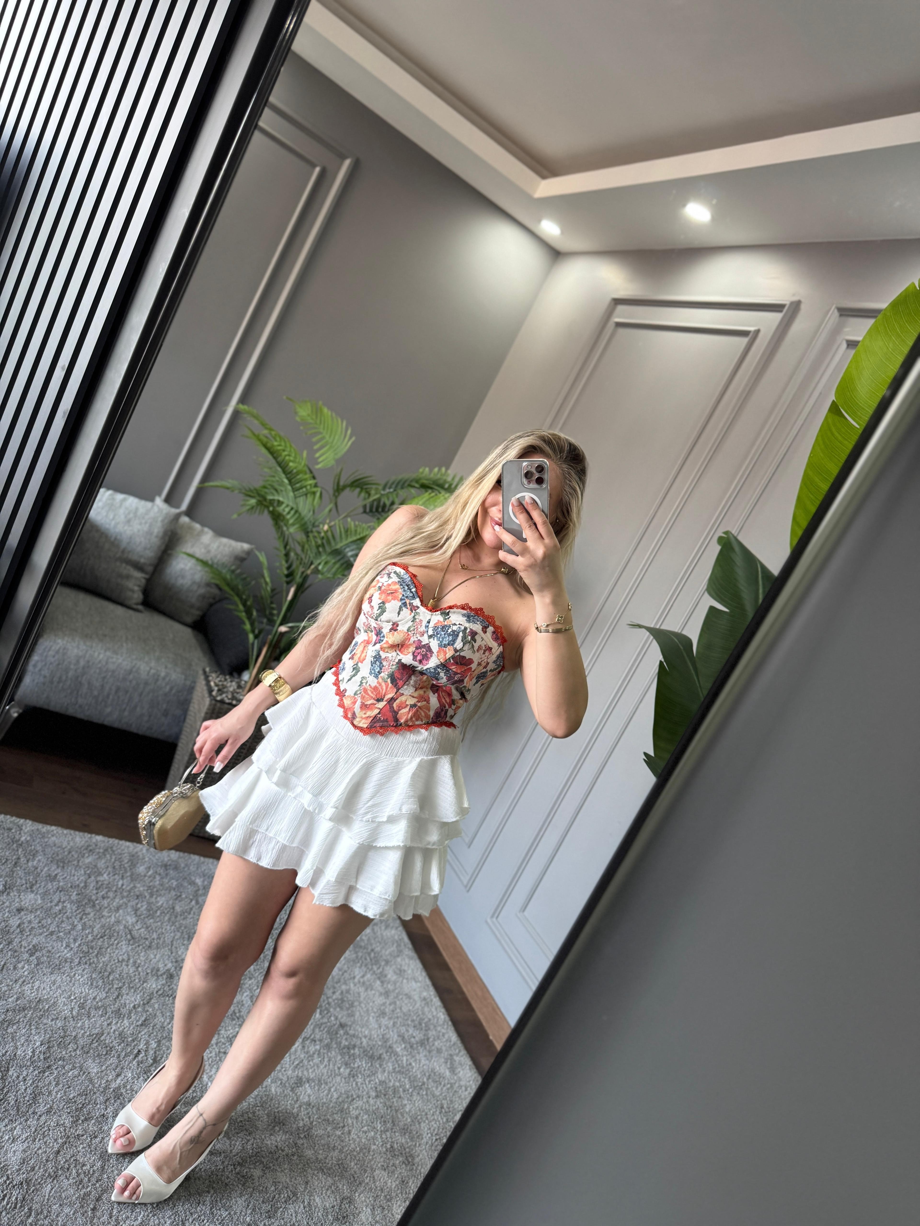 DESENLİ KORSE