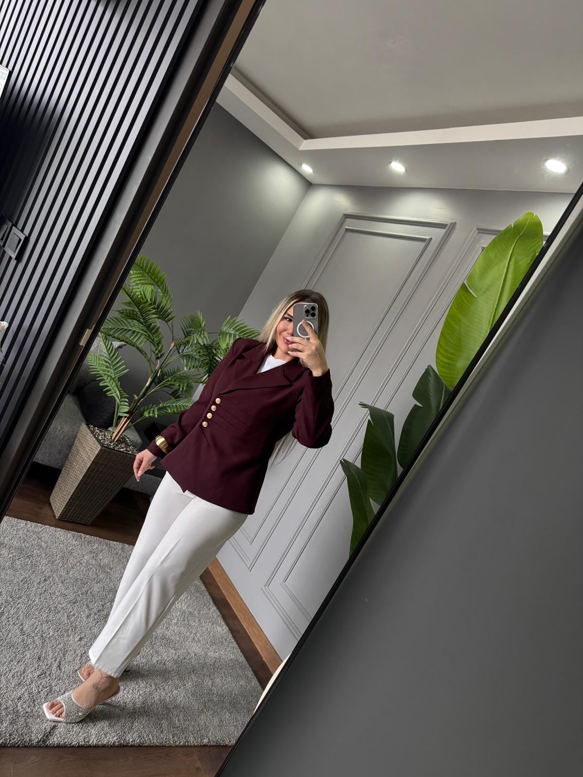 GOLD DÜĞME DETAY BLAZER