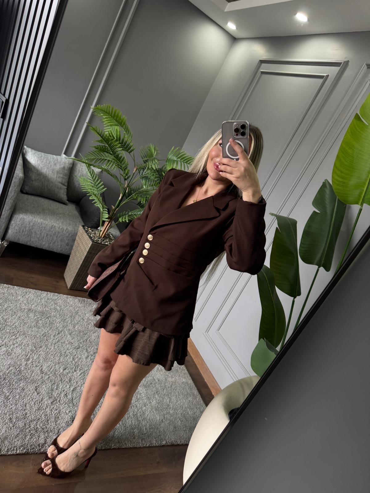 GOLD DÜĞME DETAY BLAZER
