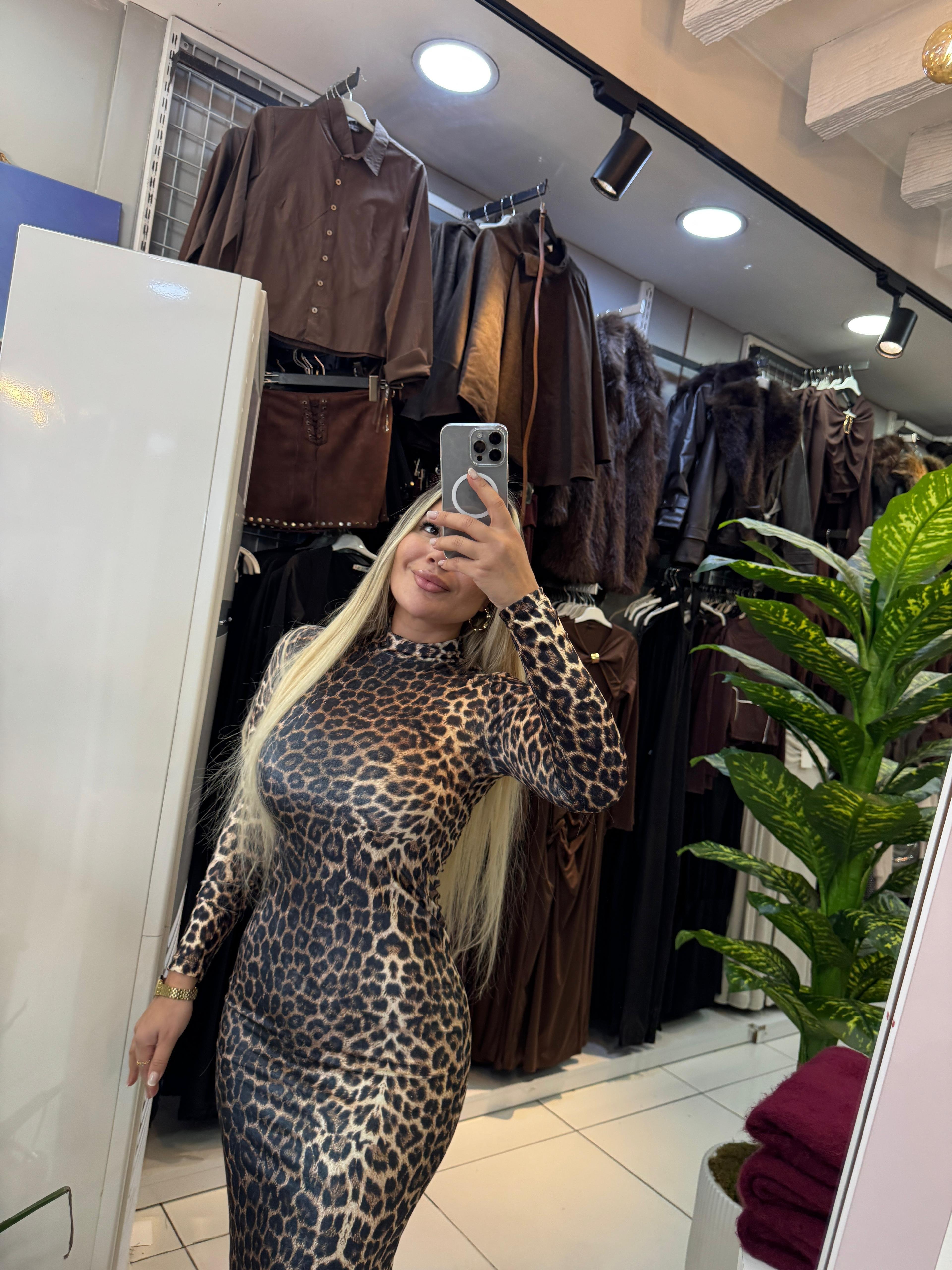 LEOPAR ELBİSE